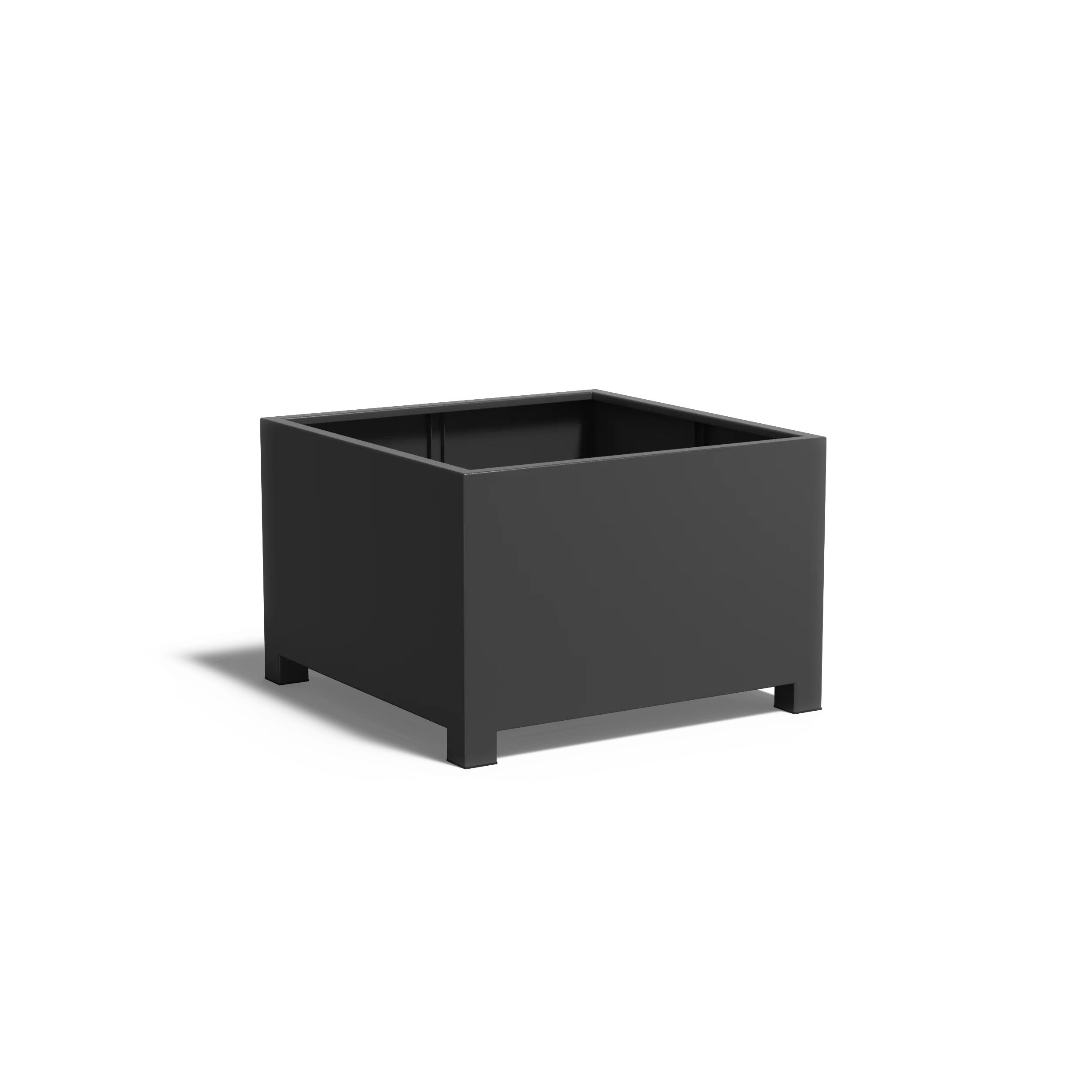 [AFP4.1] Istutusastia alumiini Nelikulmio jaloilla 1200x1200x800
