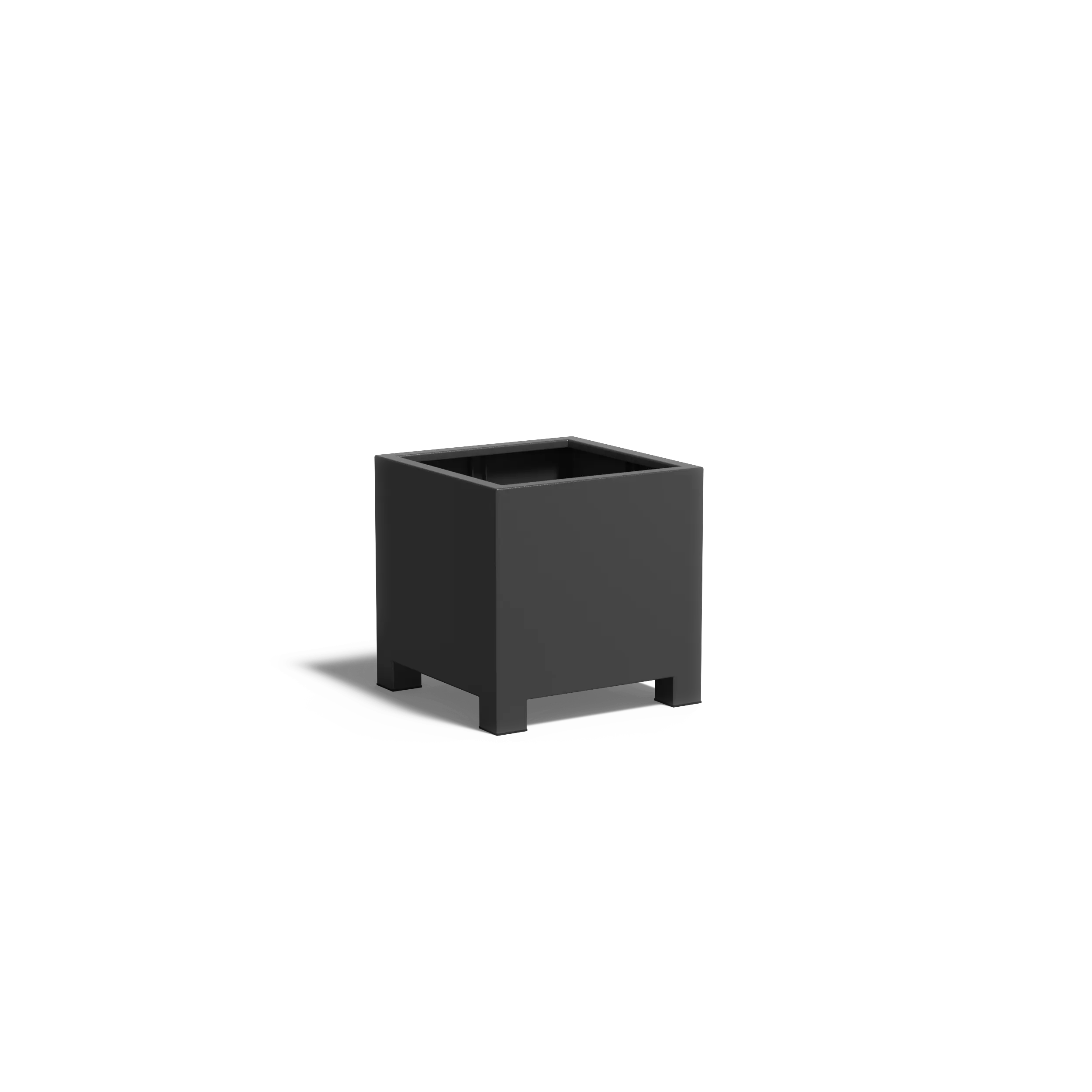 [AFP7] Istutusastia alumiini Nelikulmio jaloilla 700x700x700