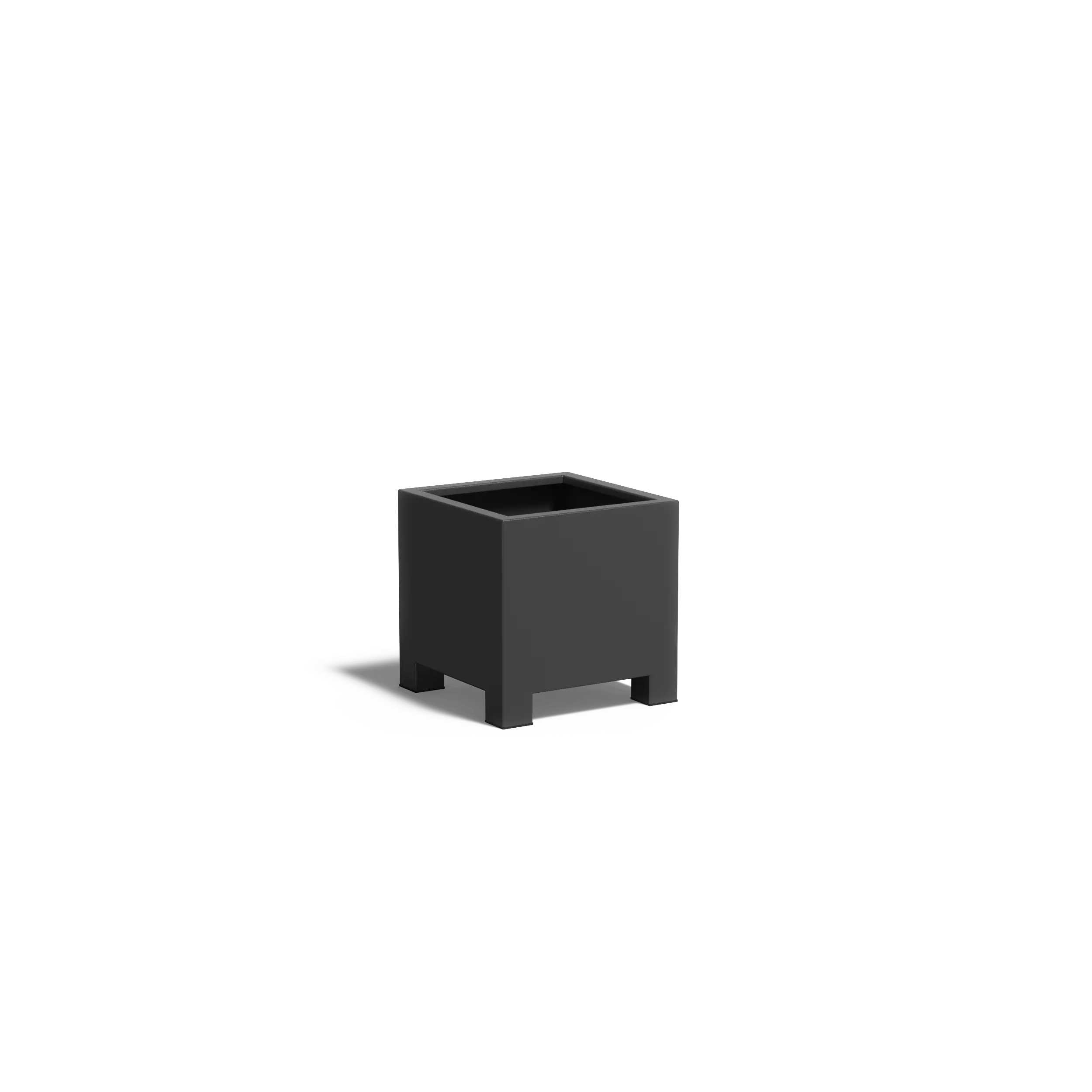 [AFP8] Istutusastia alumiini Nelikulmio jaloilla 600x600x600