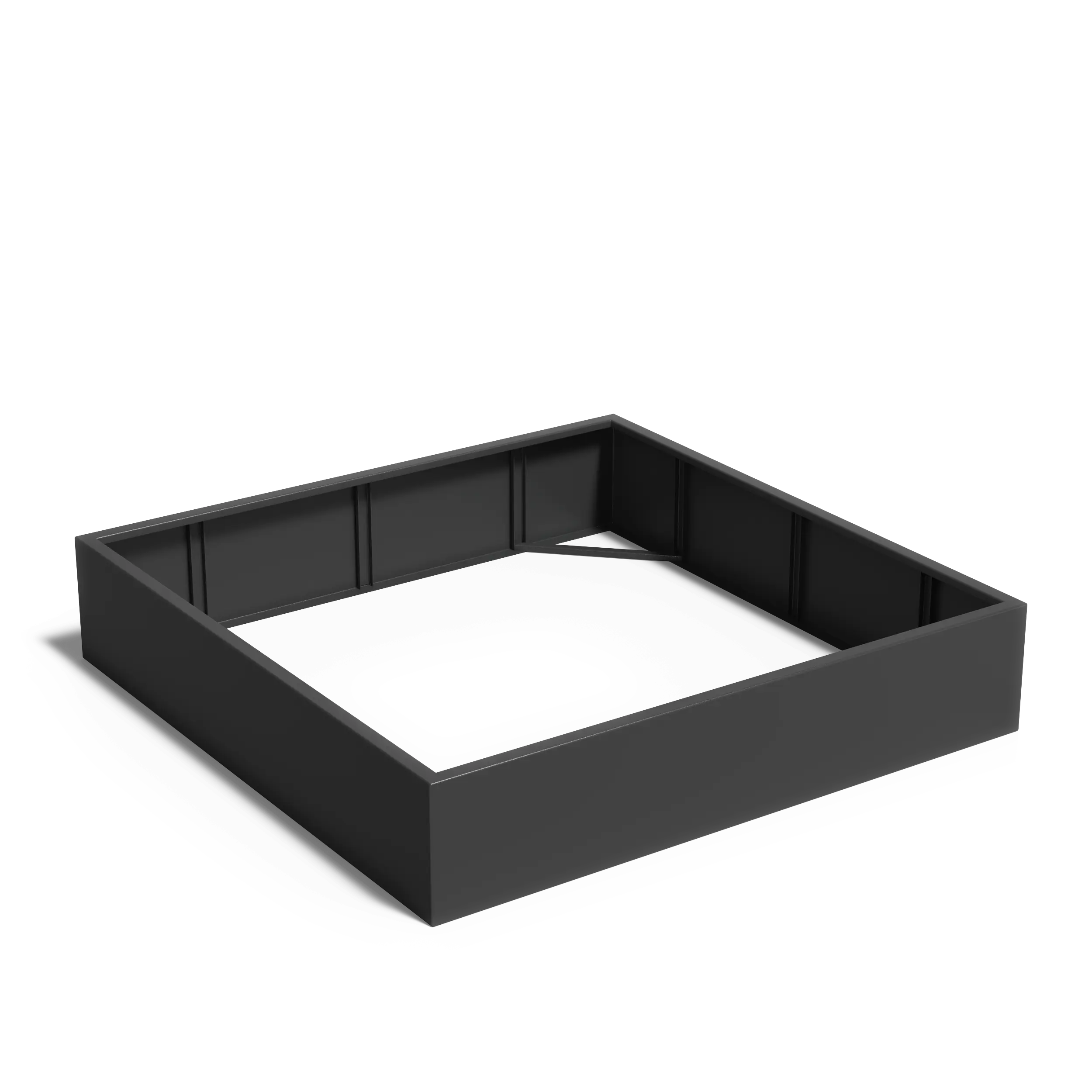 Istutusastia alumiini Nelikulmio ilman pohjaa 2000x2000x400