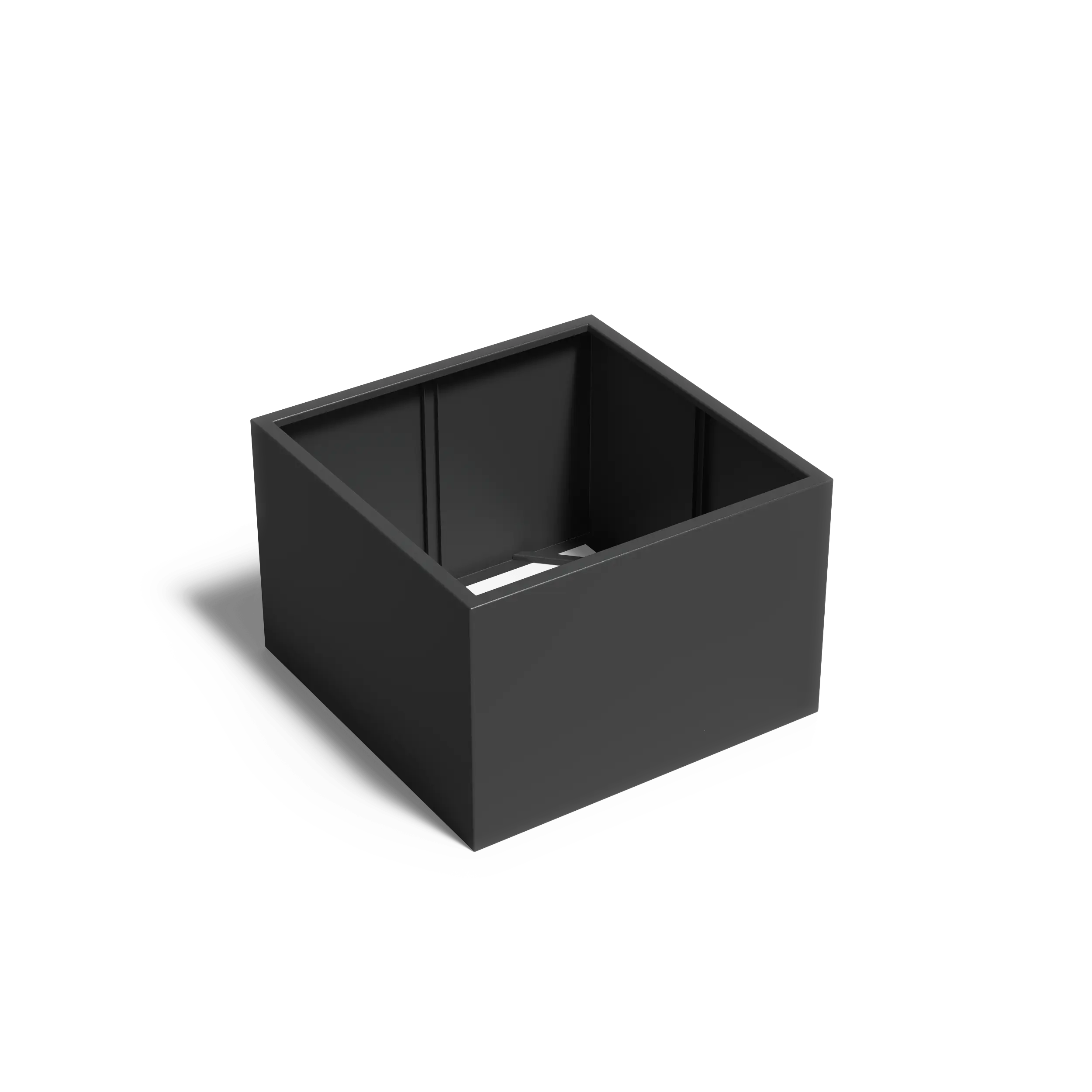 Istutusastia alumiini Nelikulmio ilman pohjaa 1200x1200x800