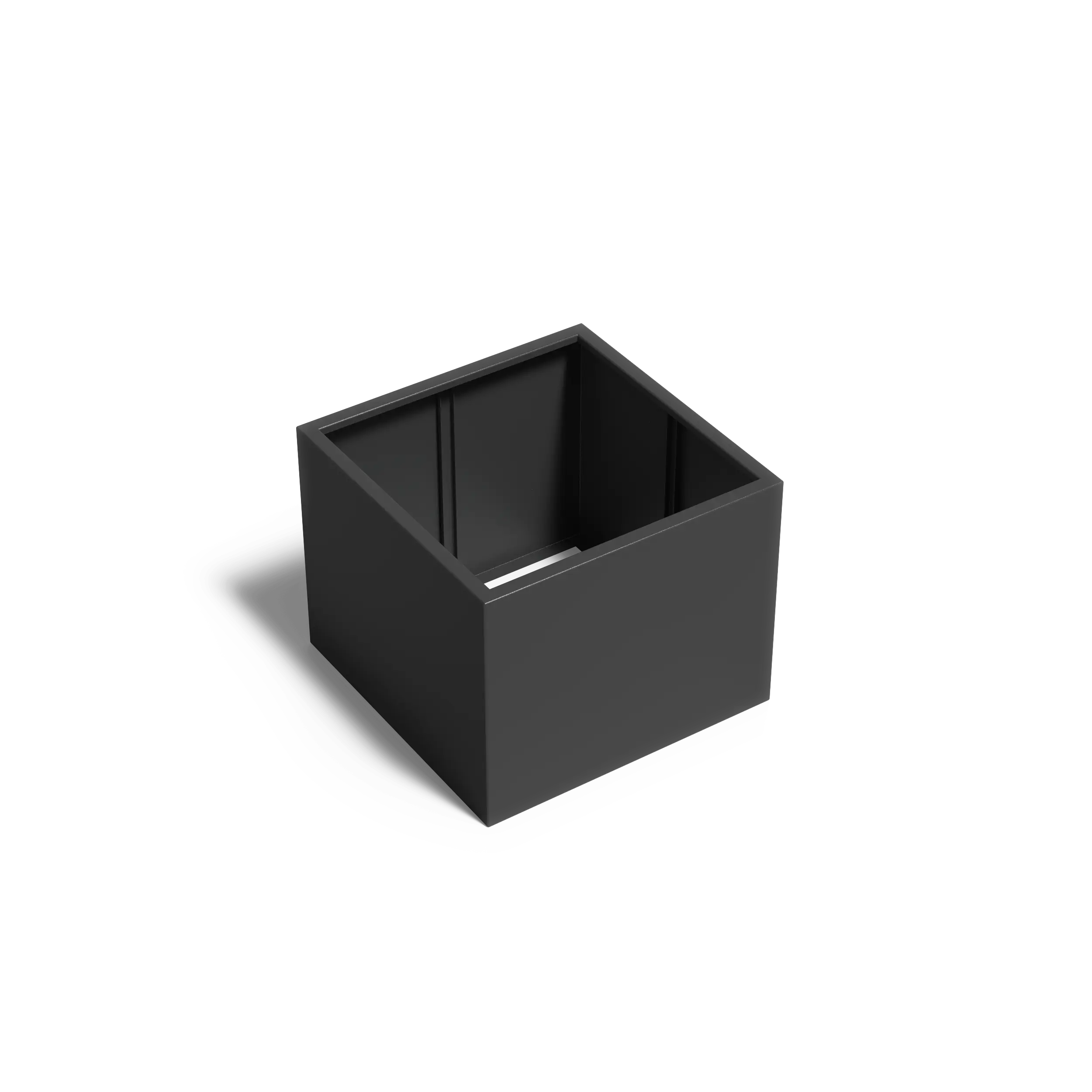 Istutusastia alumiini Nelikulmio ilman pohjaa 1000x1000x800