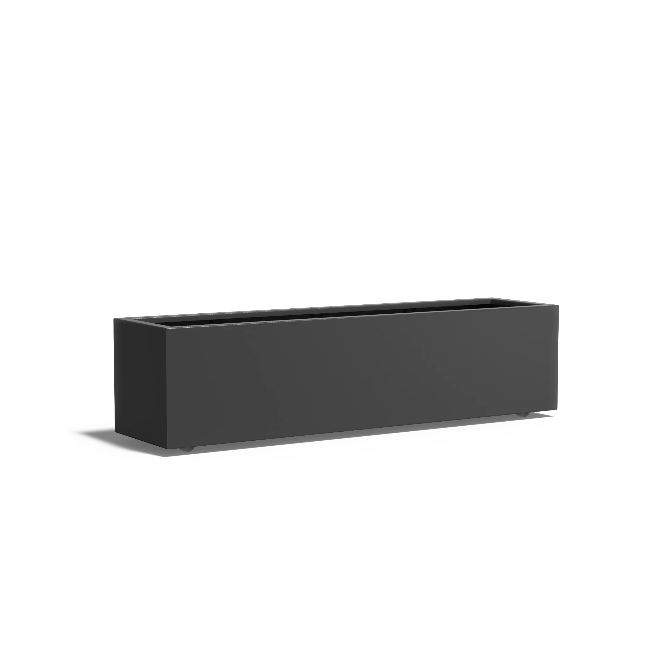 Istutusastia alumiini Nelikulmio pyörillä 2000x500x500