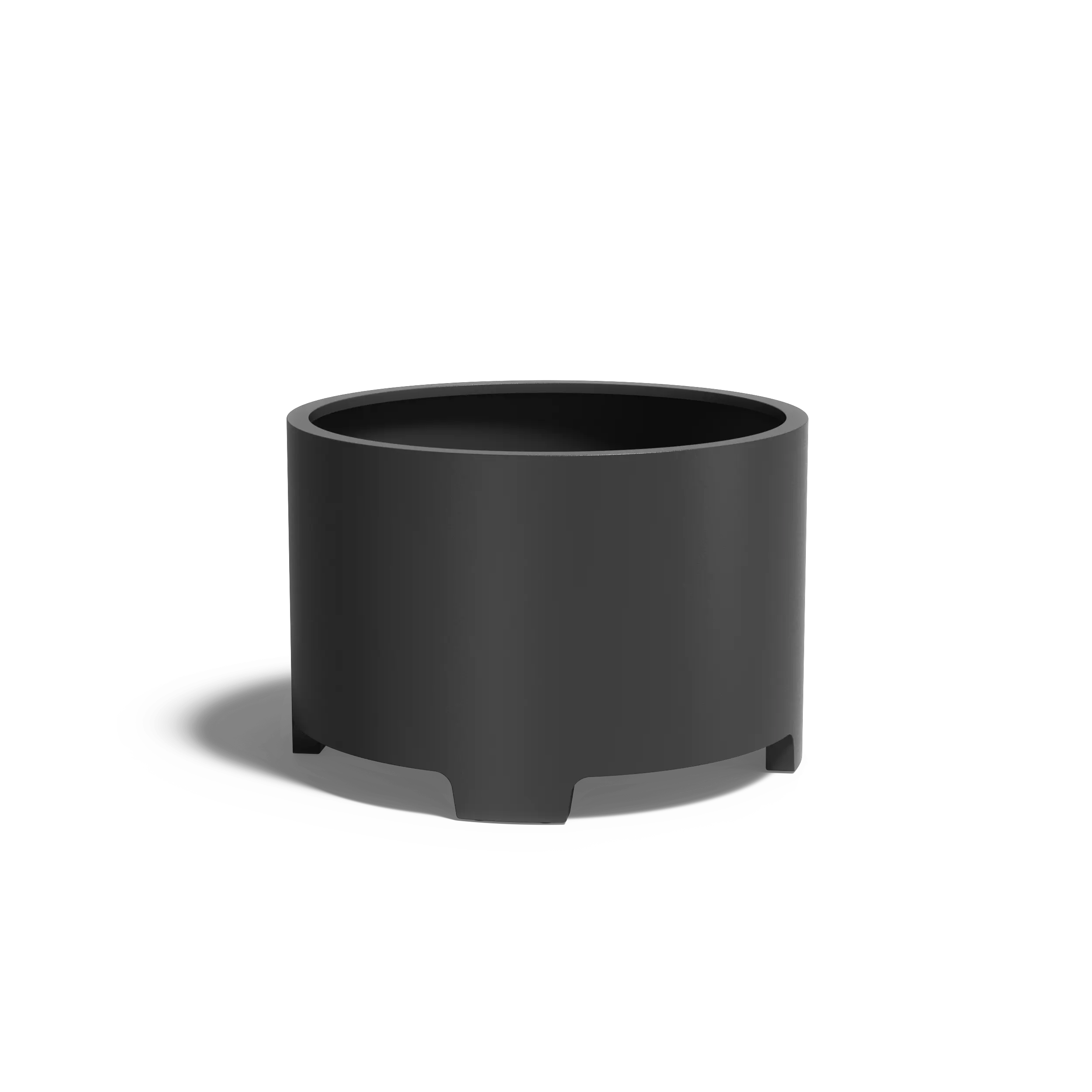 [AMP4.1] Istutusastia alumiini Sylinteri jaloilla Ø1200x800