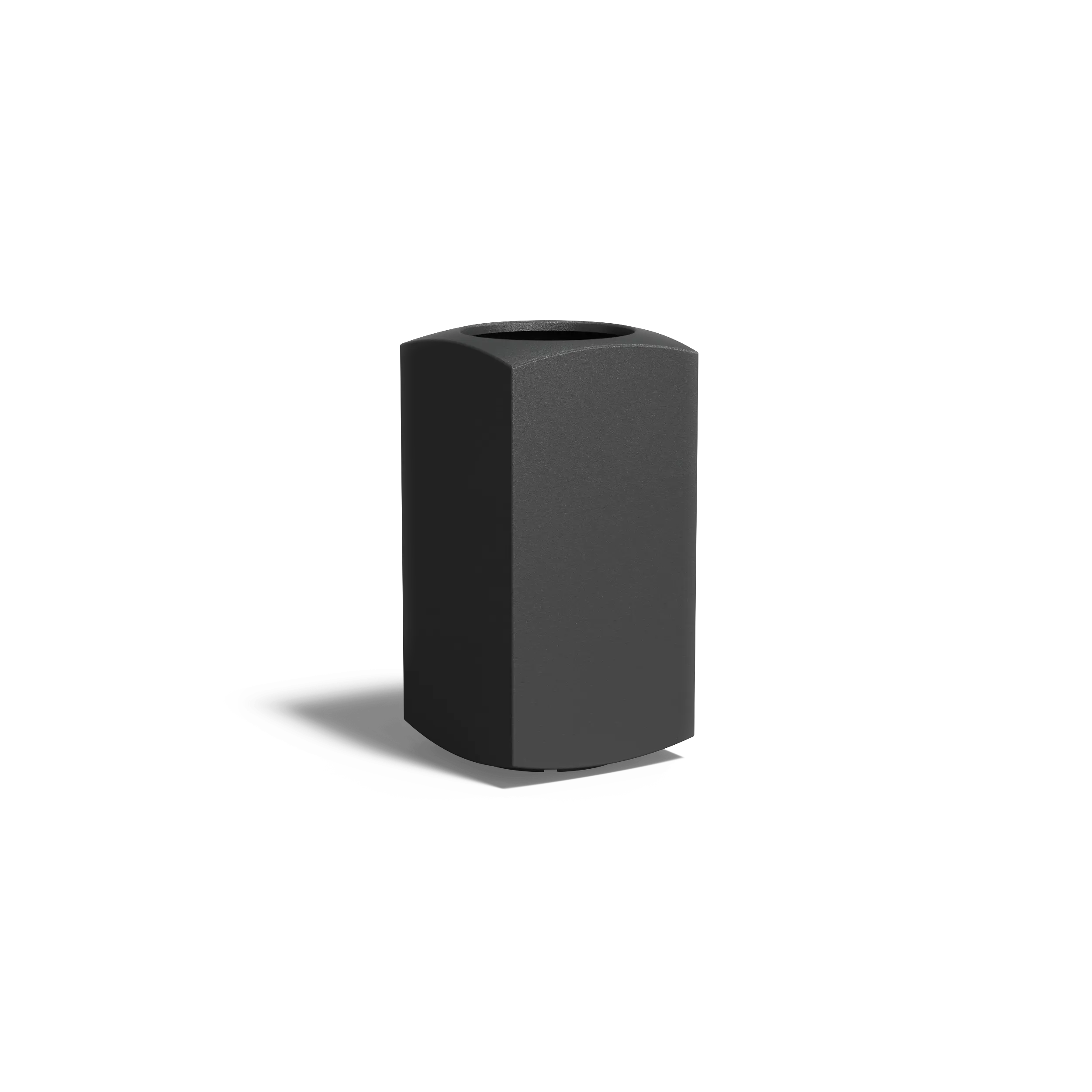[ANO1] Istutusastia alumiini Kaareva 500x500x1000