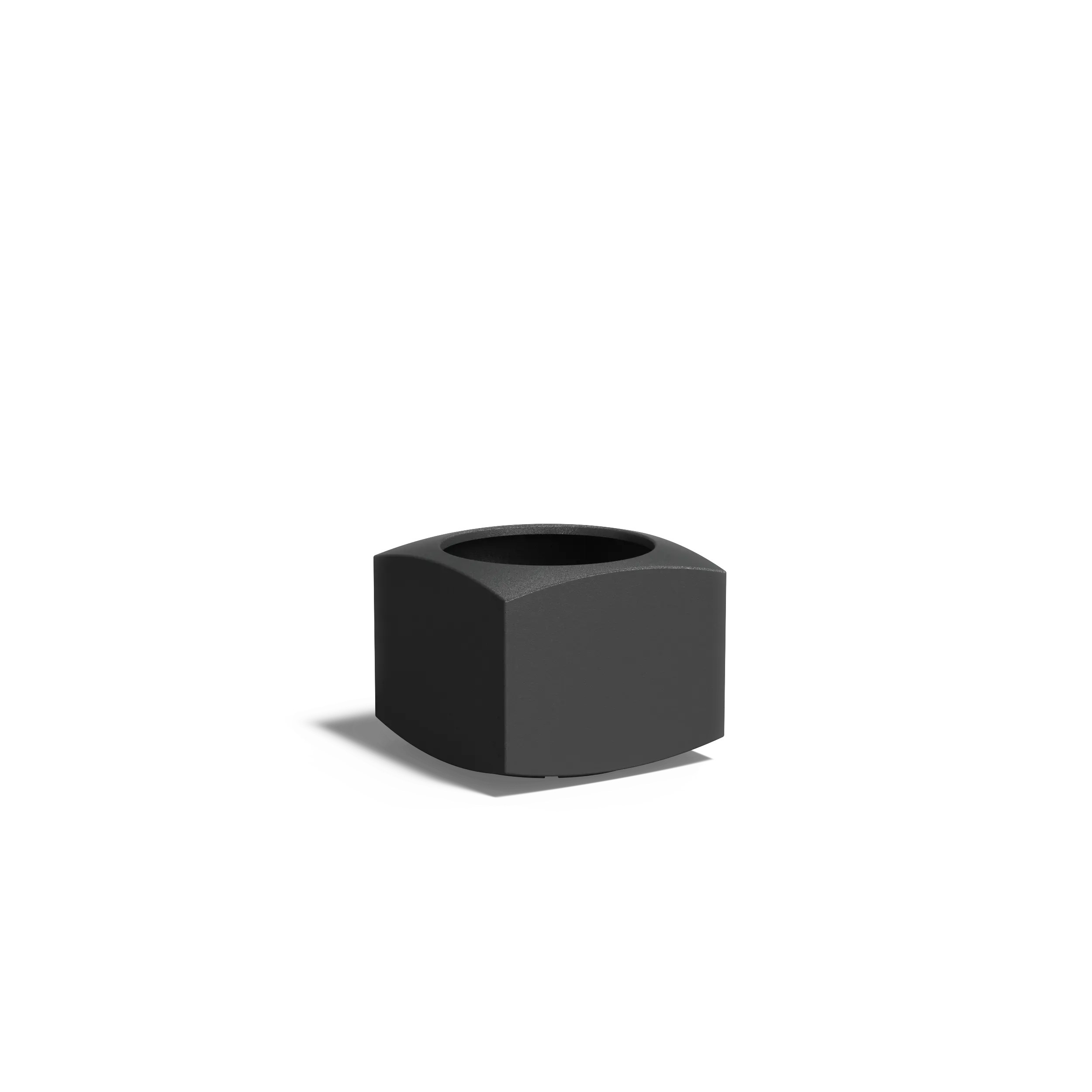 [ANO2] Istutusastia alumiini Kaareva 600x600x500