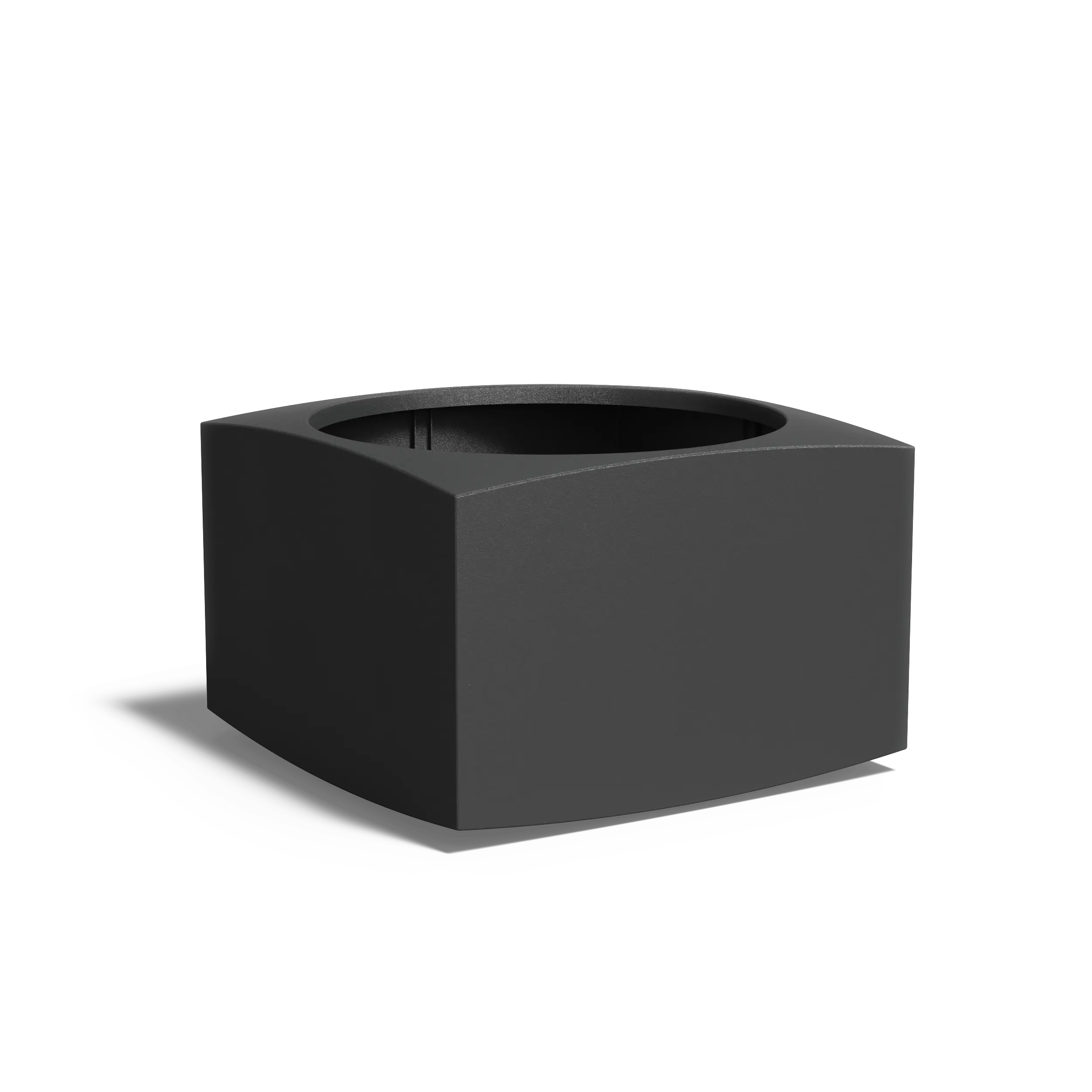 [ANO6] Istutusastia alumiini Kaareva 1200x1200x800