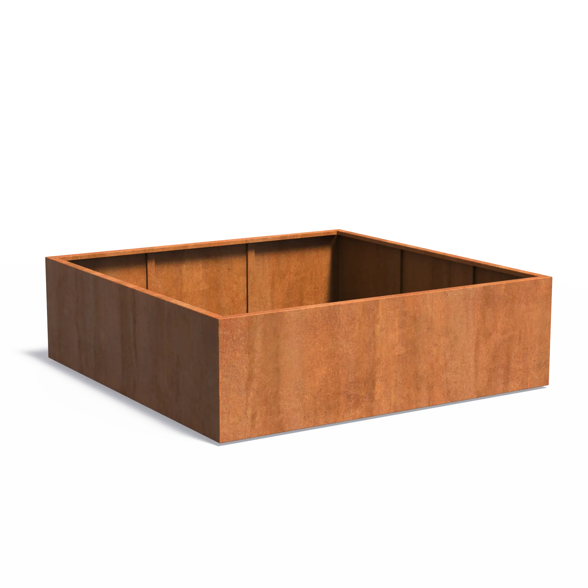 Istutusastia Corten Nelikulmio 2000x2000x600