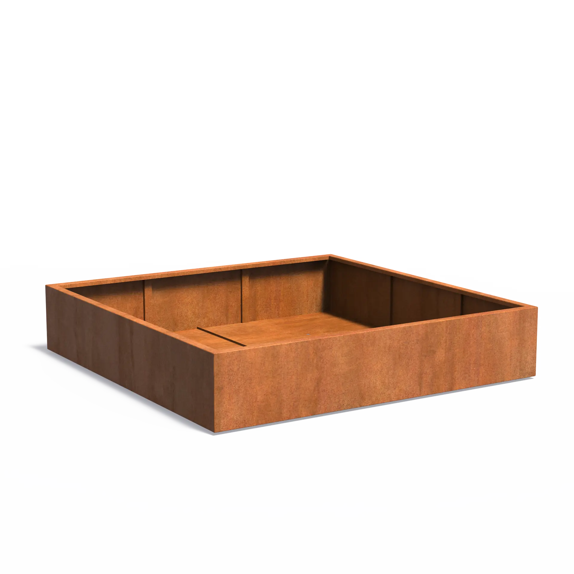 Istutusastia Corten Nelikulmio 2000x2000x400