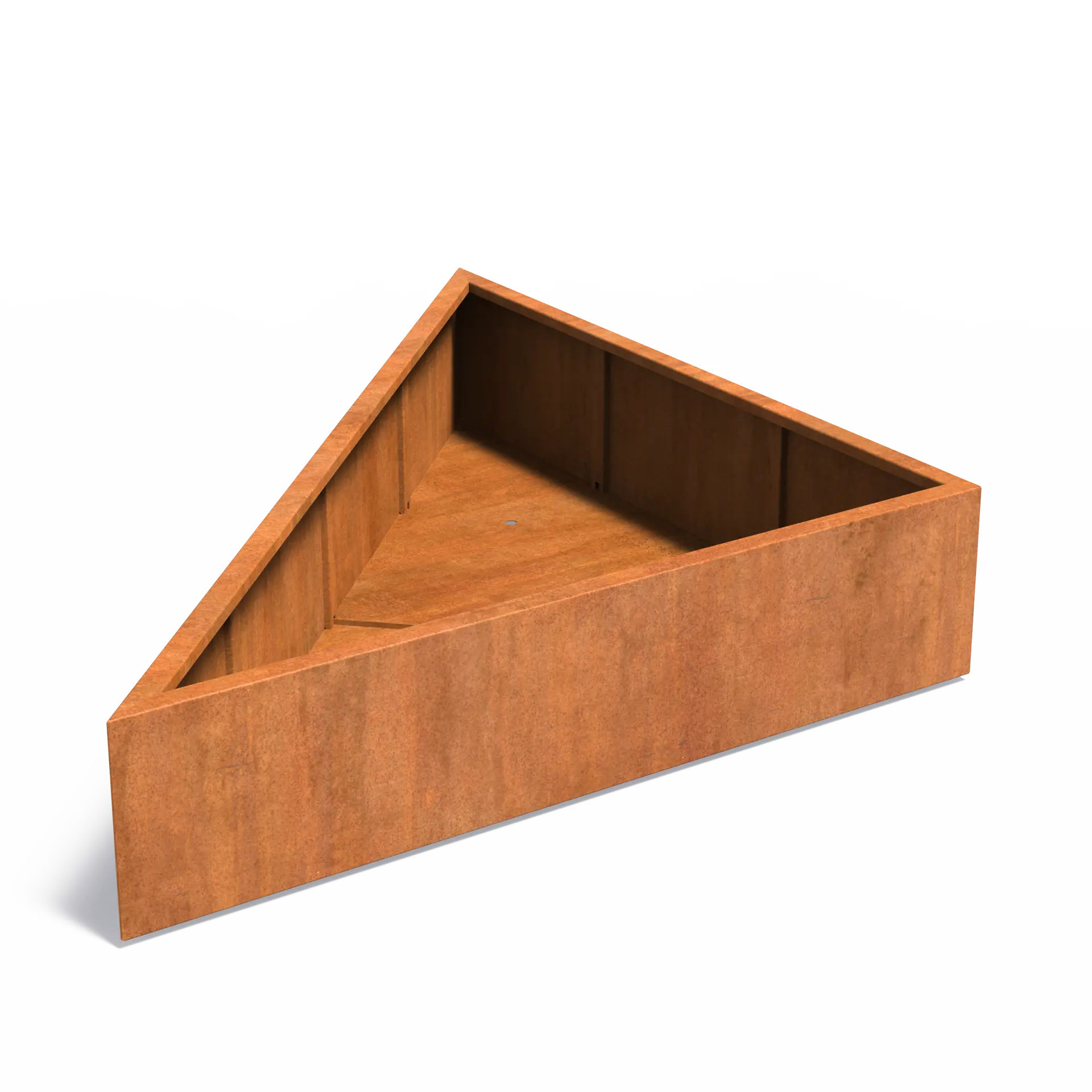 [CAT2.3] Istutusastia Corten Kolmio 1800x1800x400
