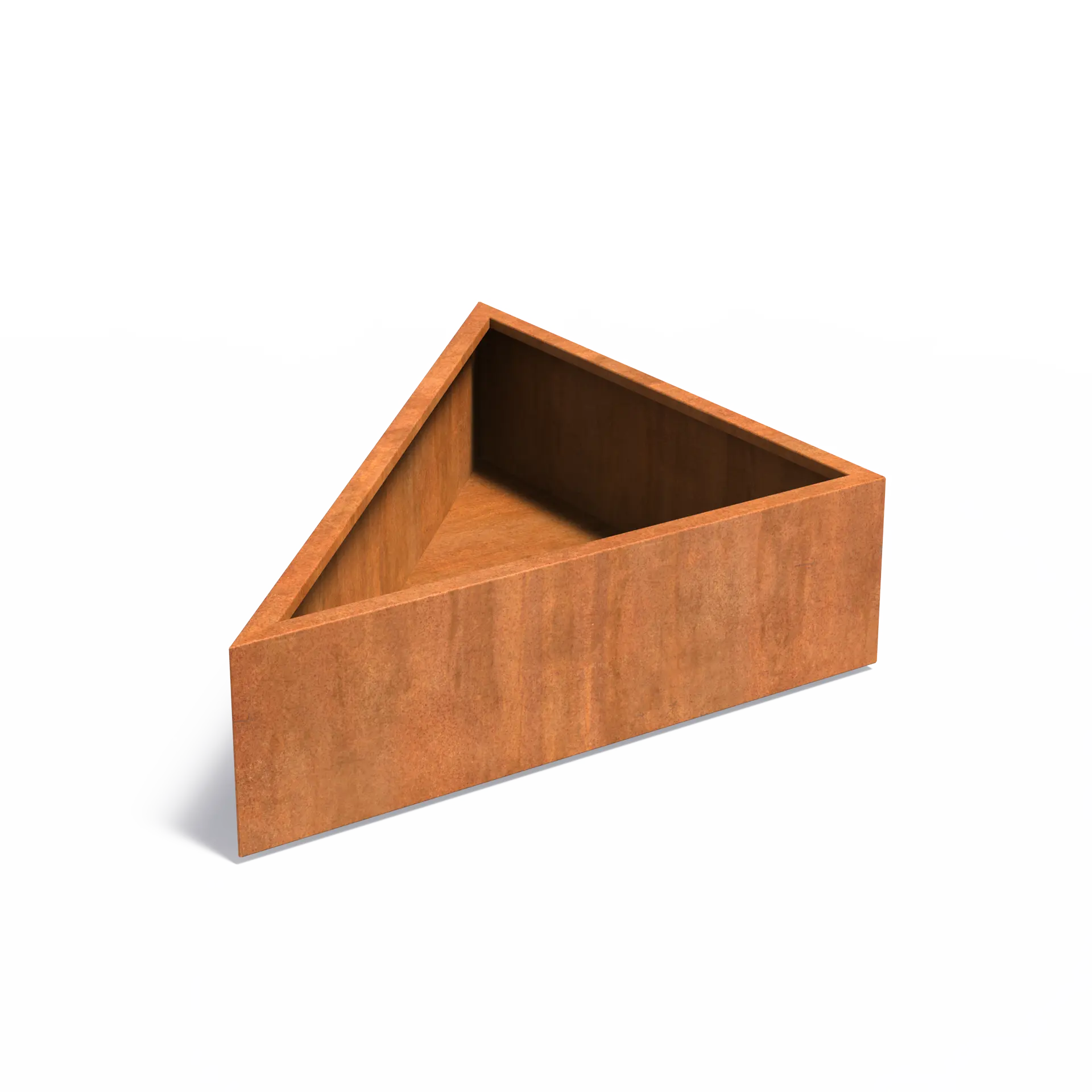 [CAT3.3] Istutusastia Corten Kolmio 1400x1400x400