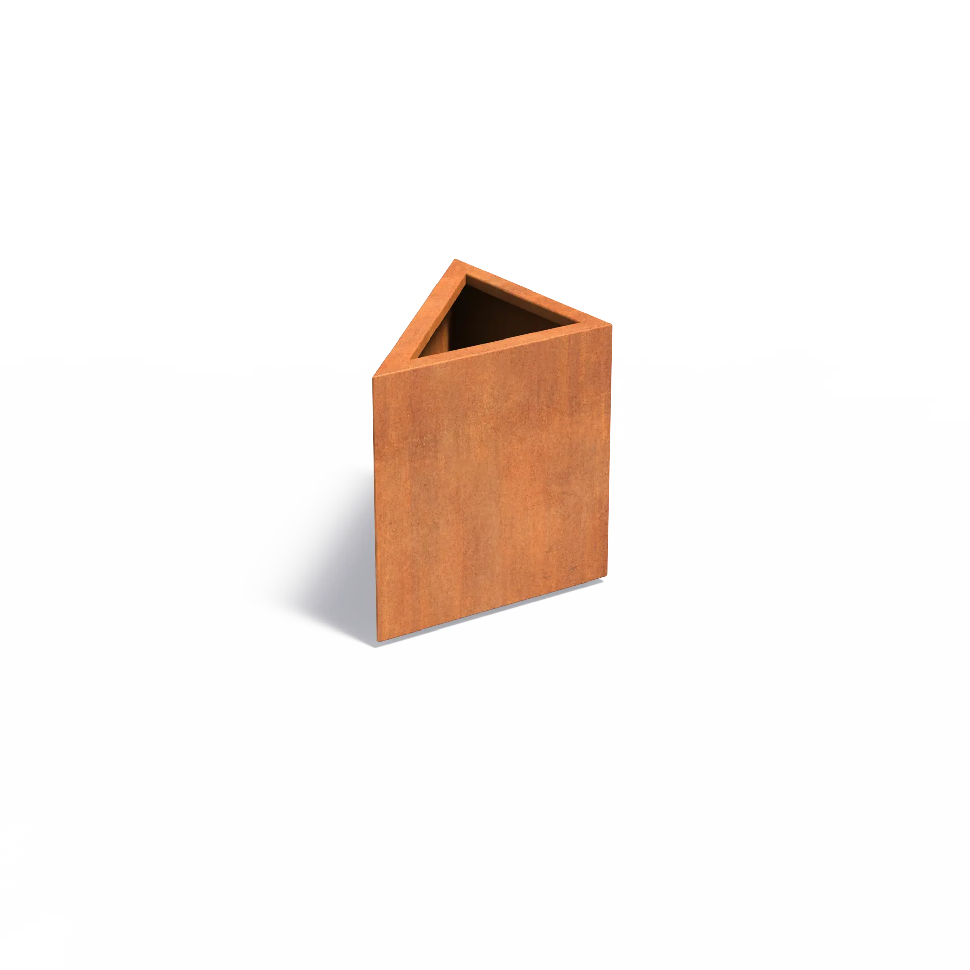 [CAT8.2] Istutusastia Corten Kolmio 600x600x600