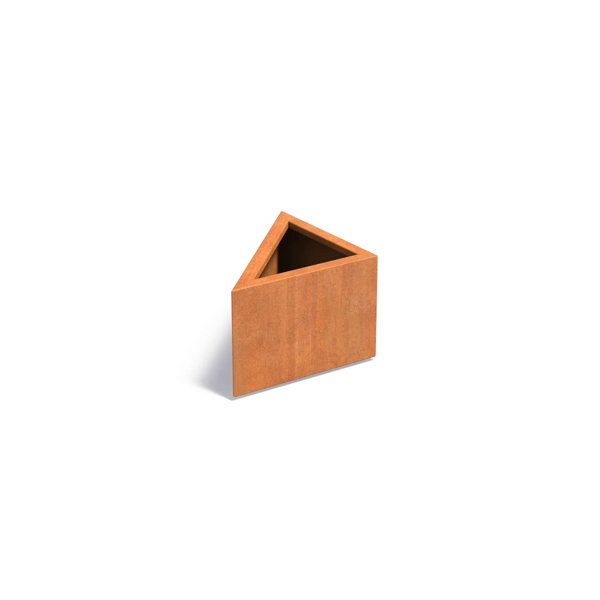 [CAT8.3] Istutusastia Corten Kolmio 600x600x400