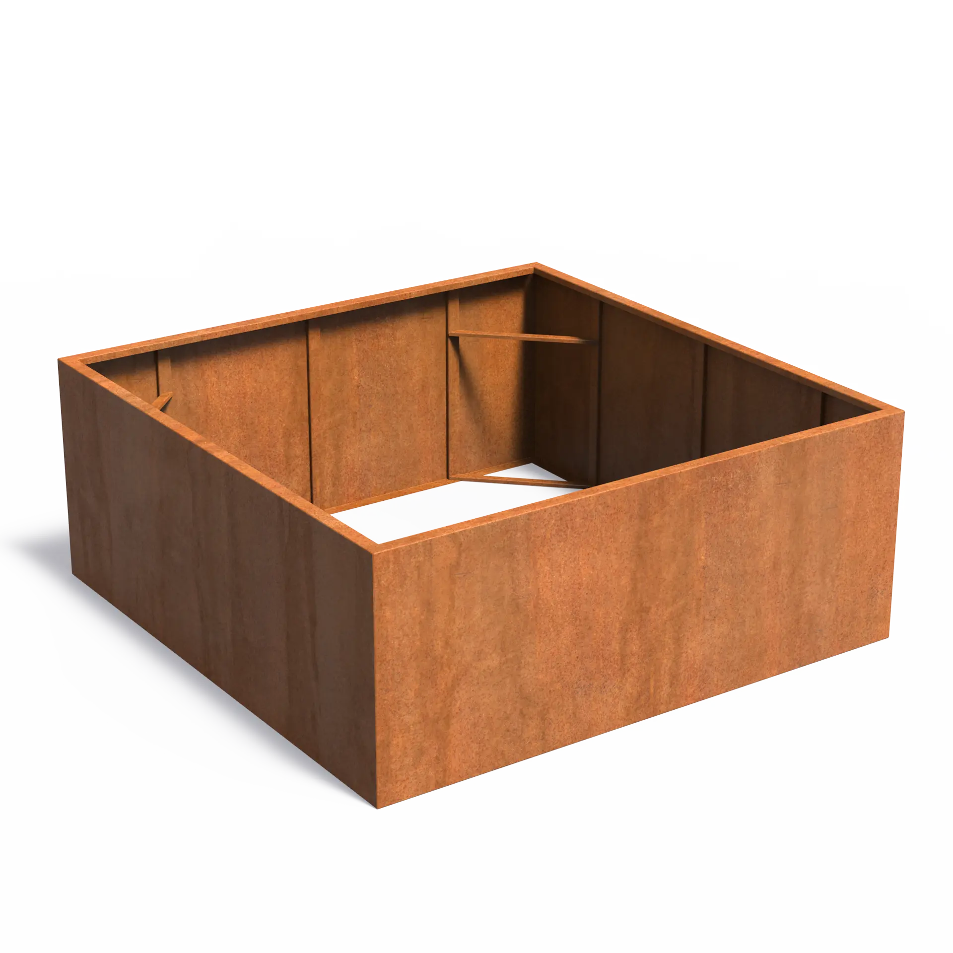 [CAW1.1] Istutusastia Corten Nelikulmio ilman pohjaa 2000x2000x800