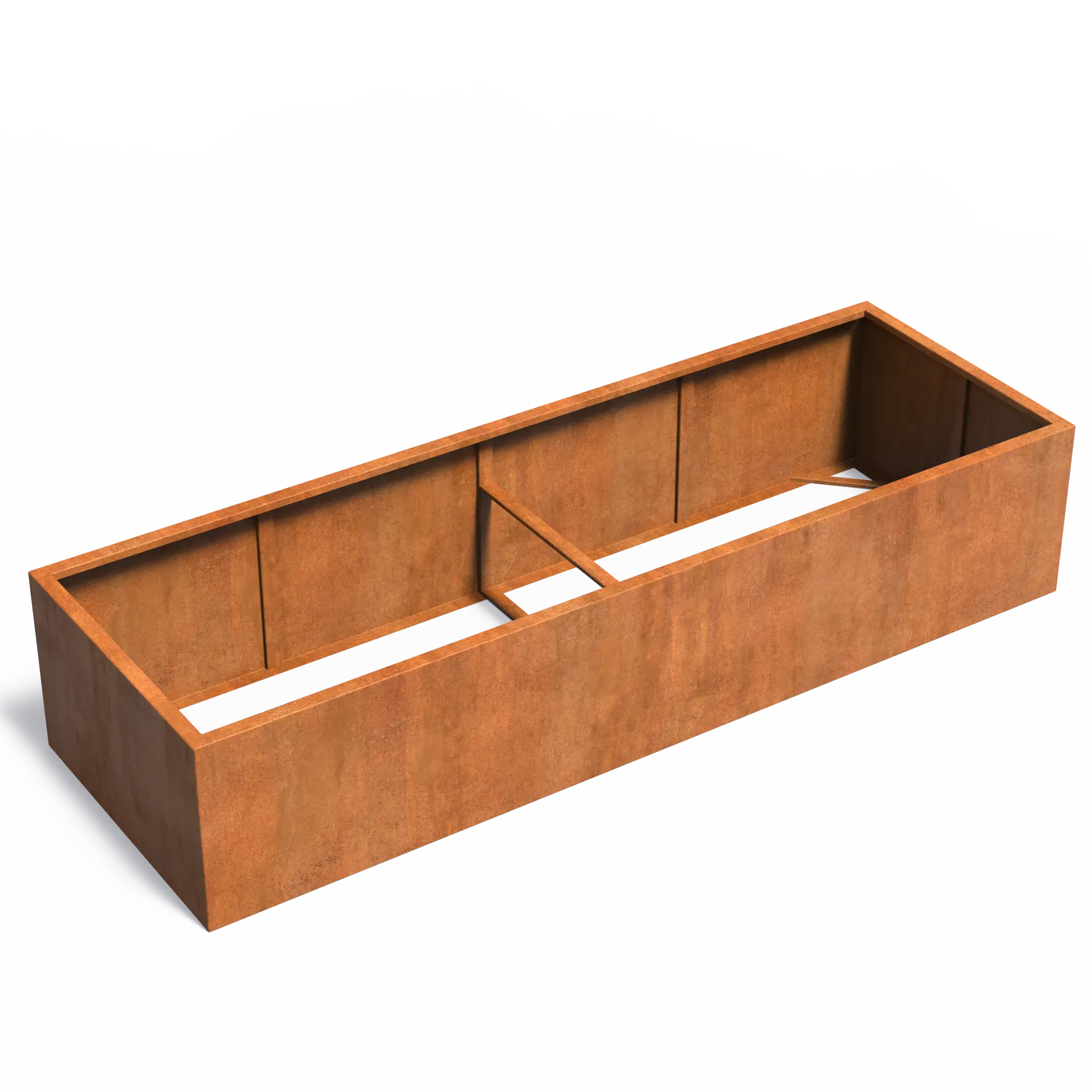 [CAW18.1] Istutusastia Corten Nelikulmio ilman pohjaa 3000x1000x600