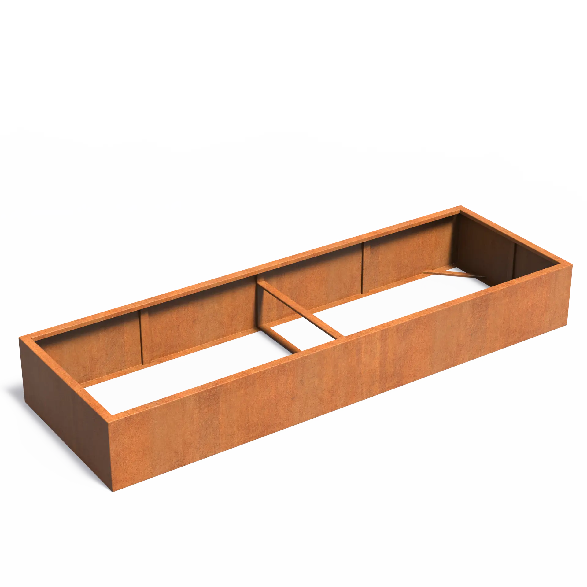 [CAW18.2] Istutusastia Corten Nelikulmio ilman pohjaa 3000x1000x400