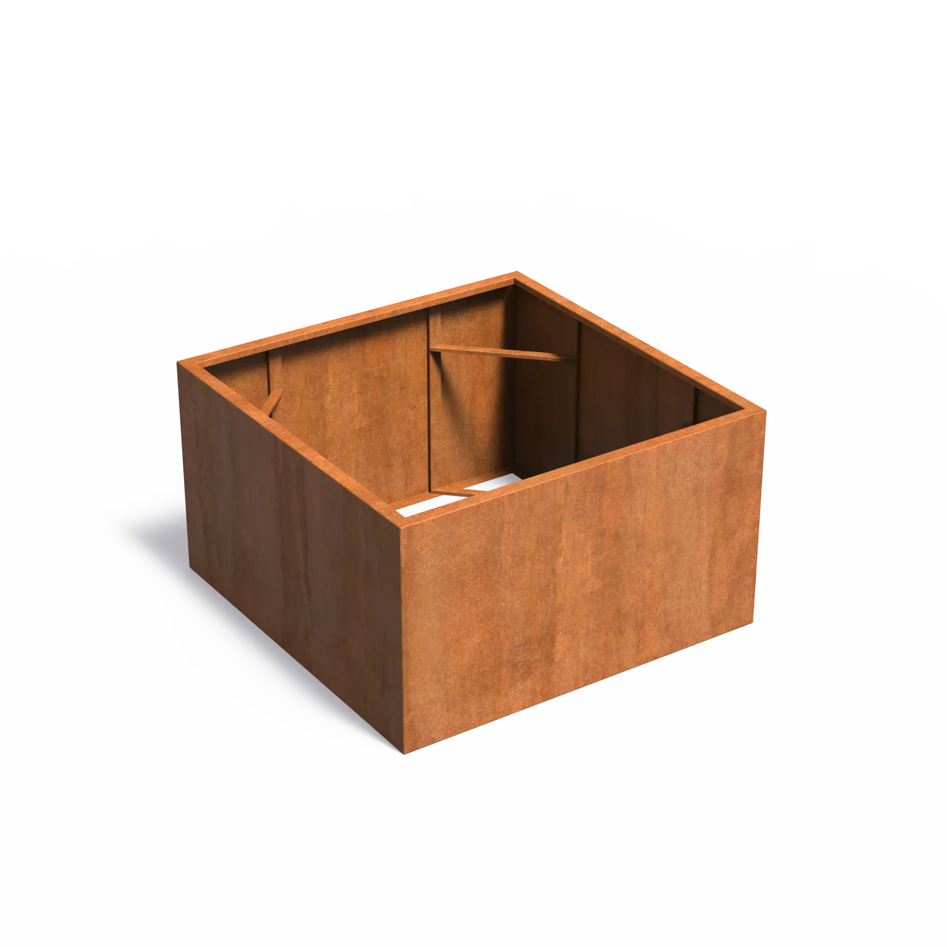 [CAW3.1] Istutusastia Corten Nelikulmio ilman pohjaa 1400x1400x800