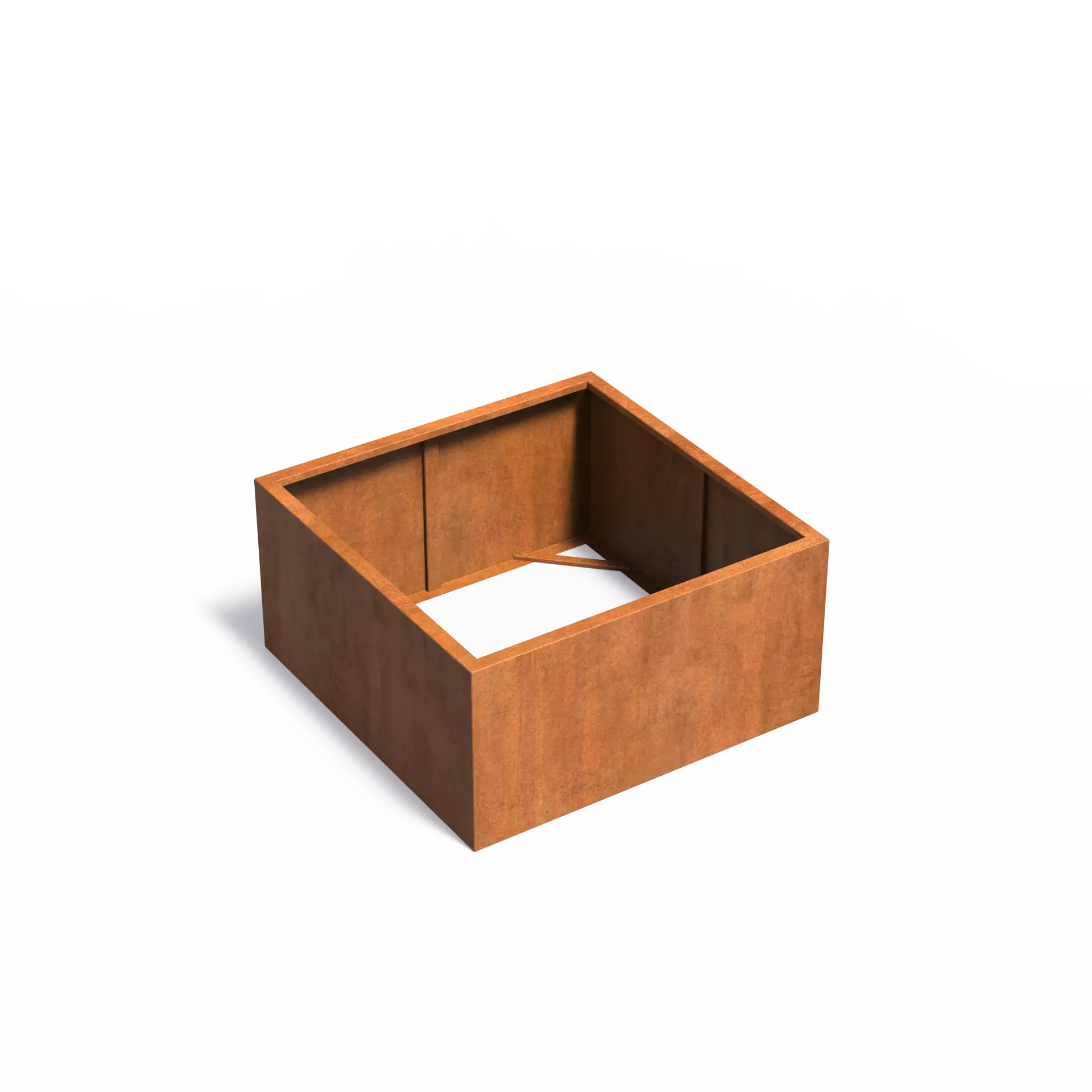 [CAW4.2] Istutusastia Corten Nelikulmio ilman pohjaa 1200x1200x600