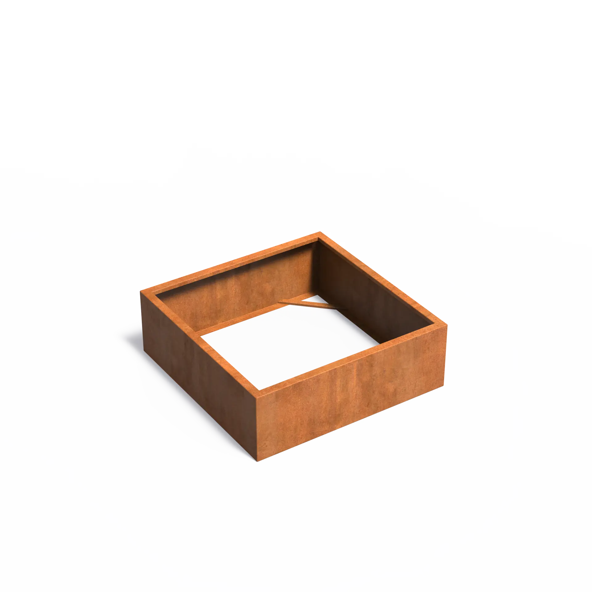 [CAW4.3] Istutusastia Corten Nelikulmio ilman pohjaa 1200x1200x400