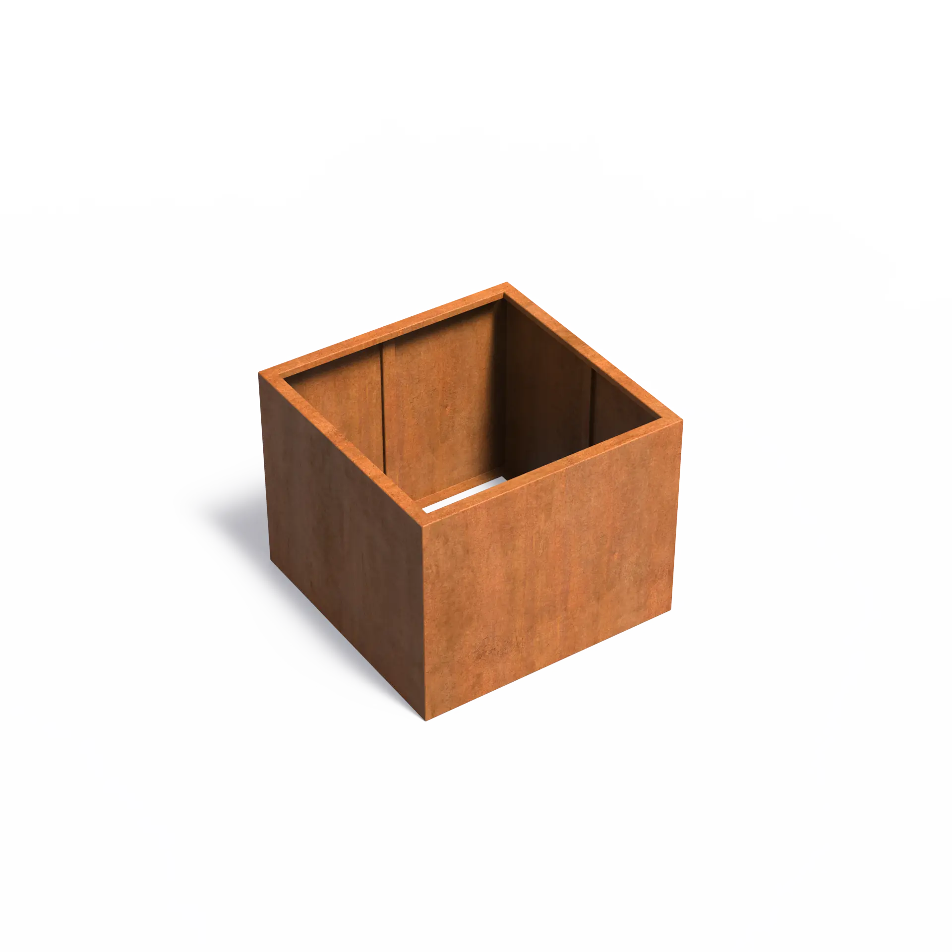 [CAW5.1] Istutusastia Corten Nelikulmio ilman pohjaa 1000x1000x800