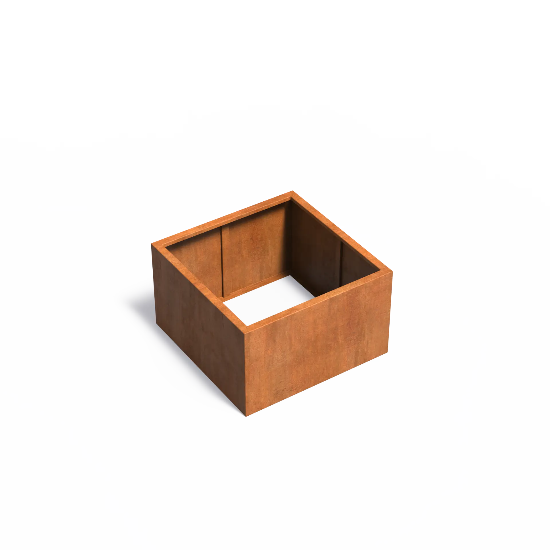 [CAW5.2] Istutusastia Corten Nelikulmio ilman pohjaa 1000x1000x600