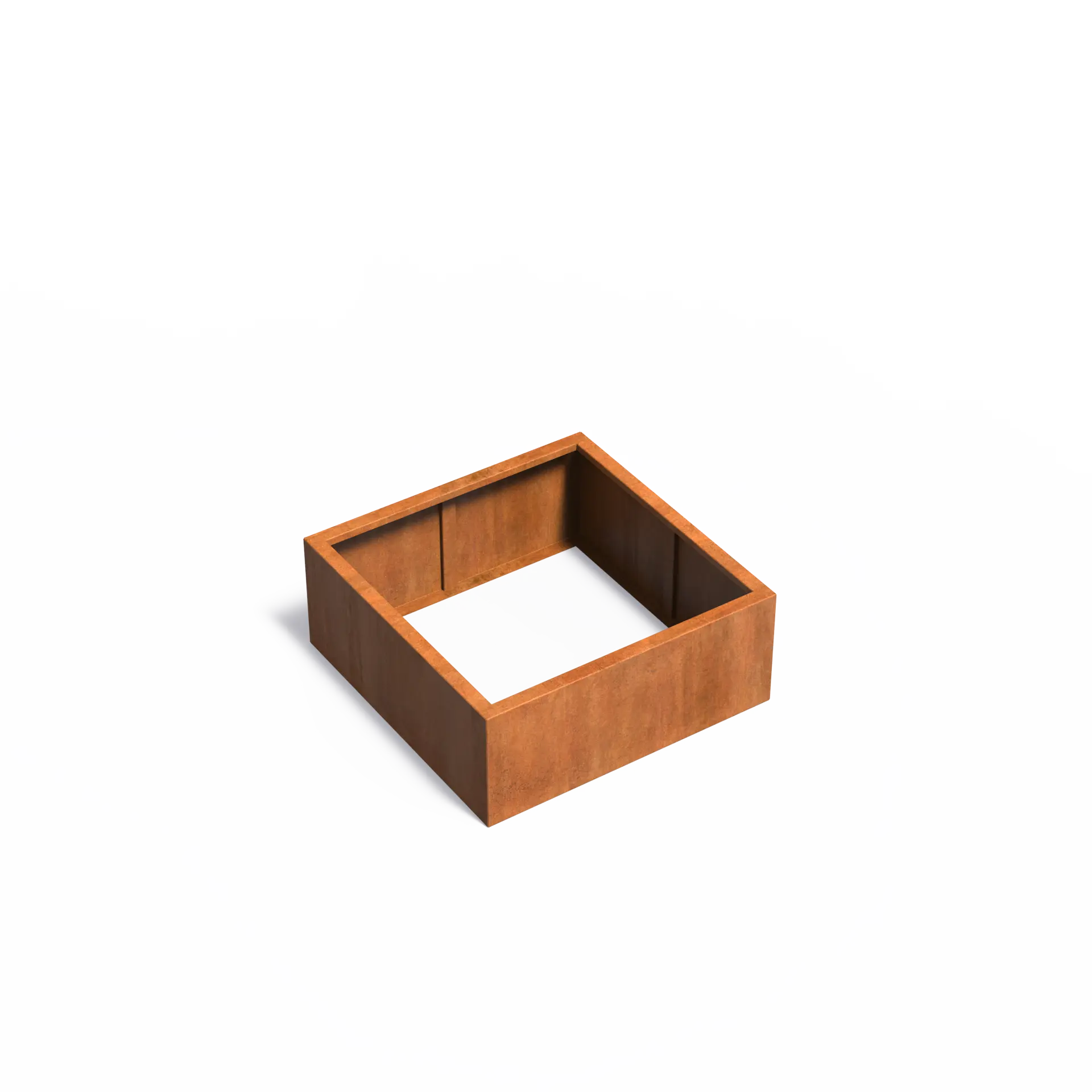 [CAW5.3] Istutusastia Corten Nelikulmio ilman pohjaa 1000x1000x400