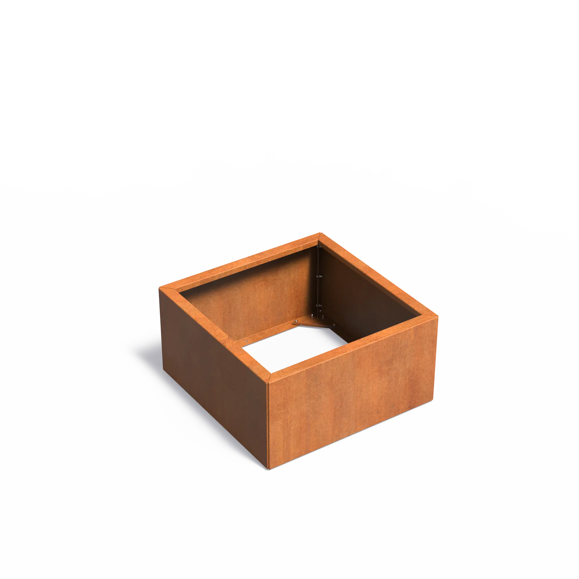 Istutusastia Corten Nelikulmio koottava 800x800x400