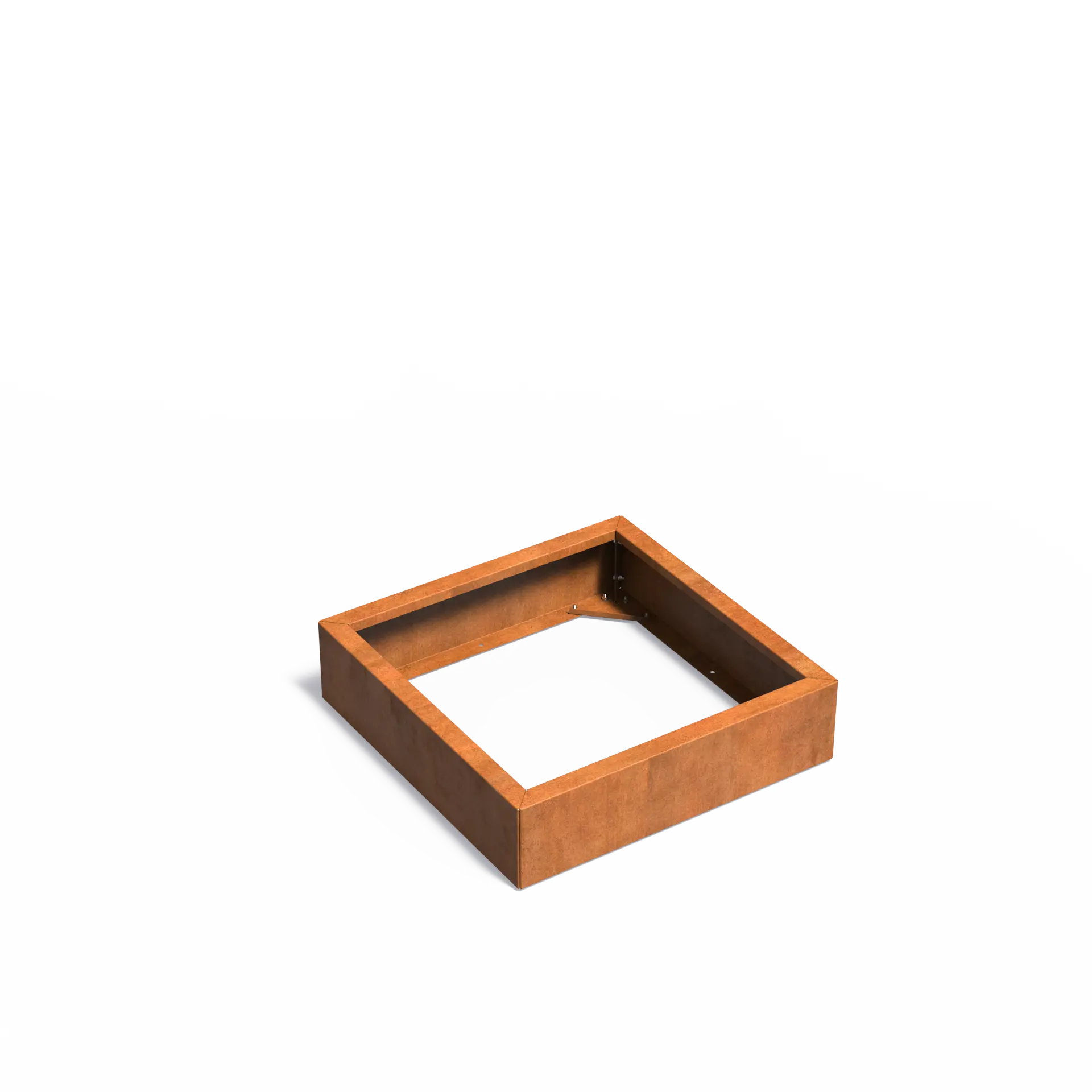 Istutusastia Corten Nelikulmio koottava 800x800x200