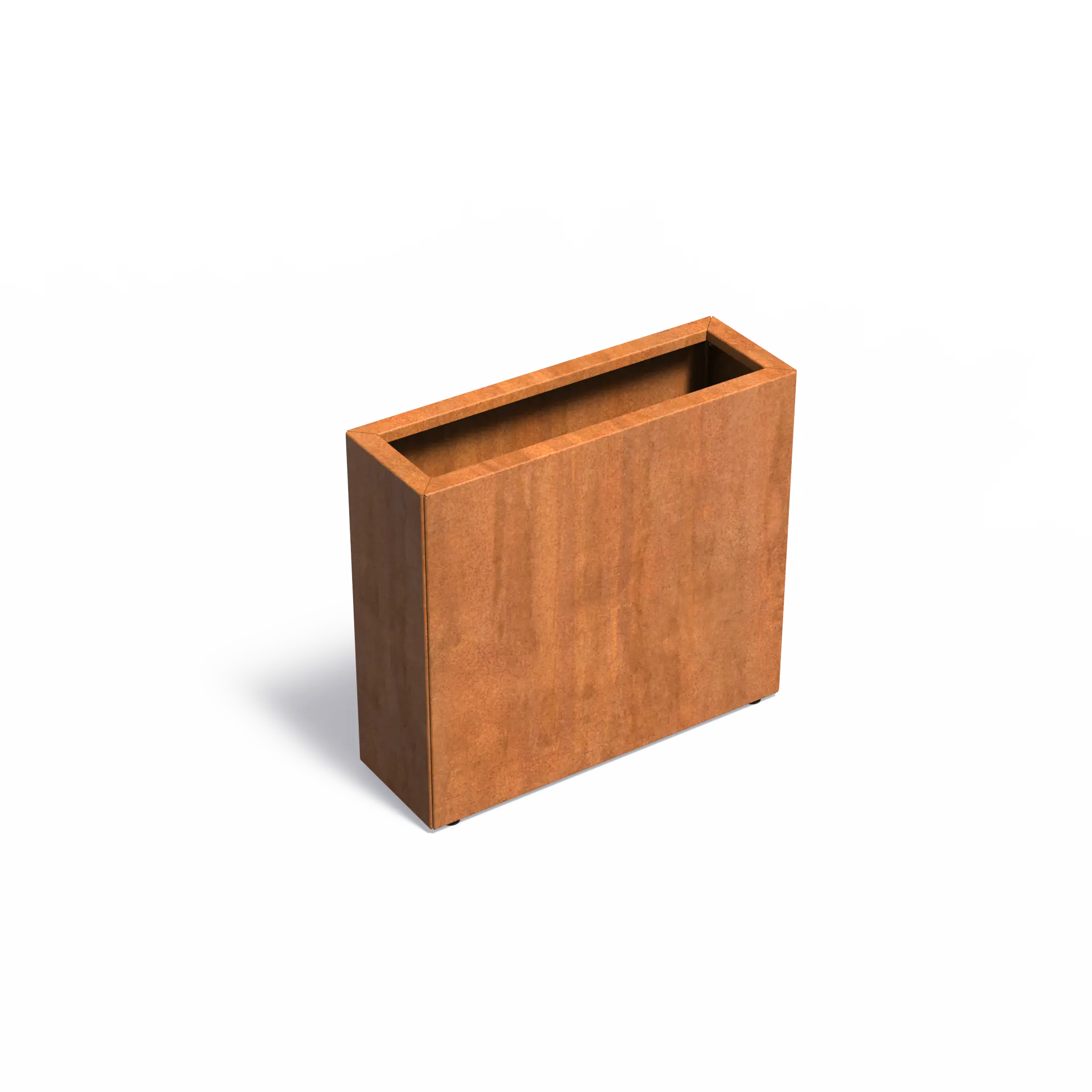 Istutusastia Corten Nelikulmio koottava pohjalevy 900x300