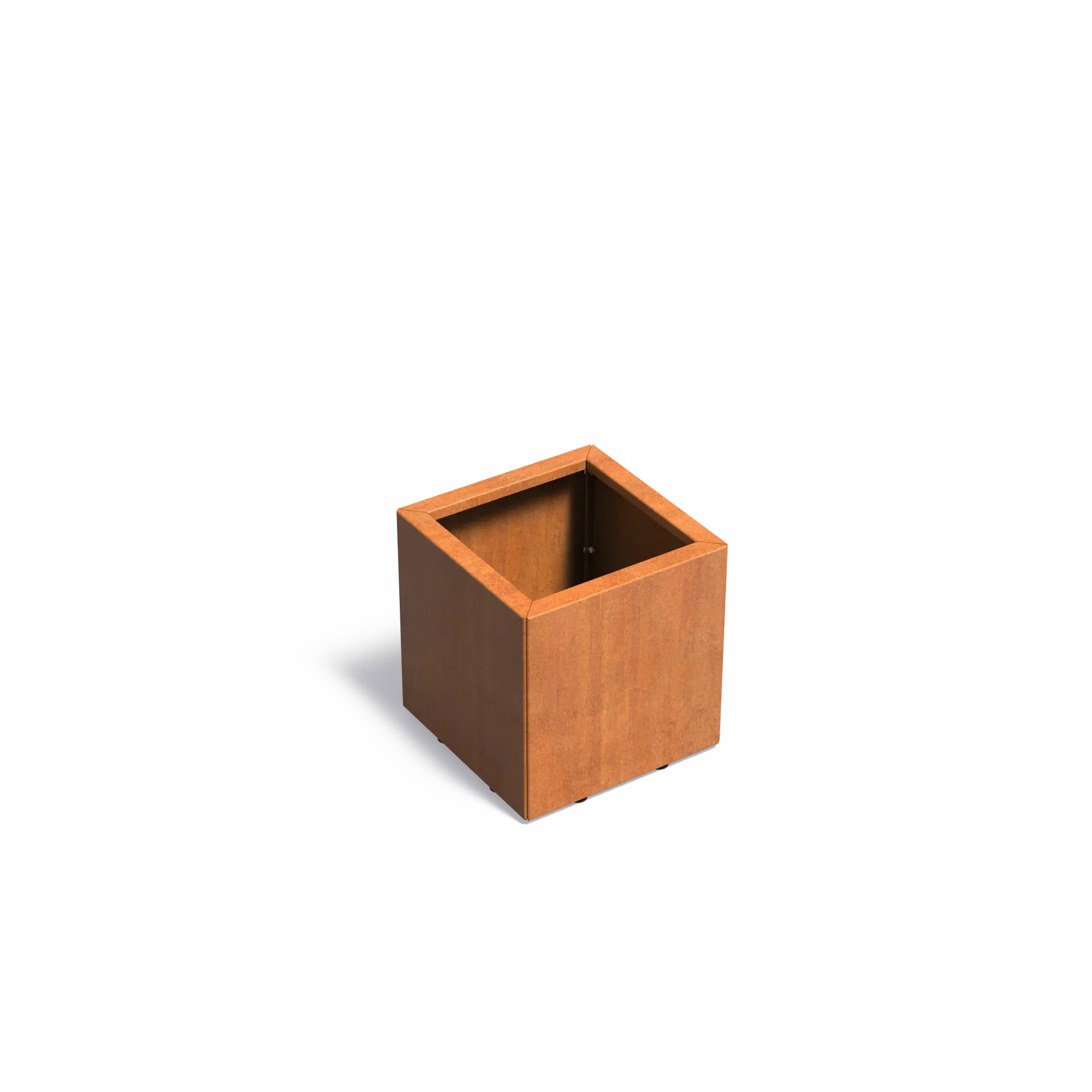 Istutusastia Corten Nelikulmio koottava pohjalevy 500x500