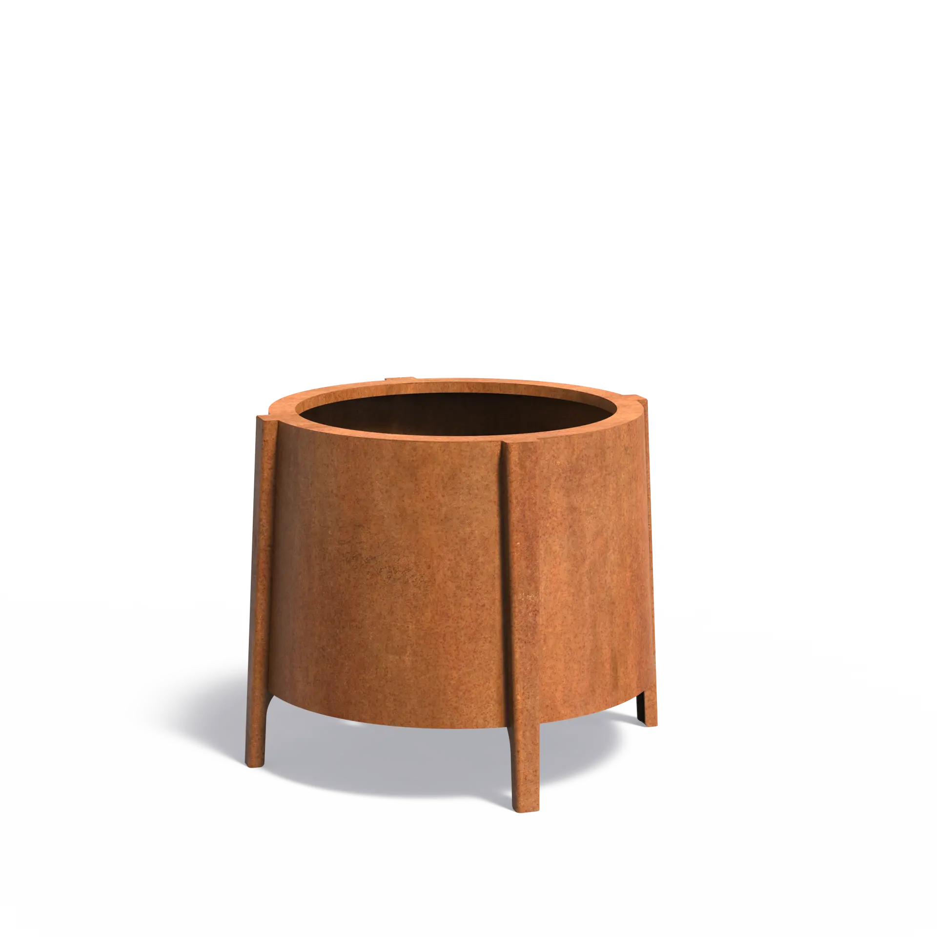 [CBN2] Istutusastia Corten Sylinteri pitkillä jaloilla 800x750