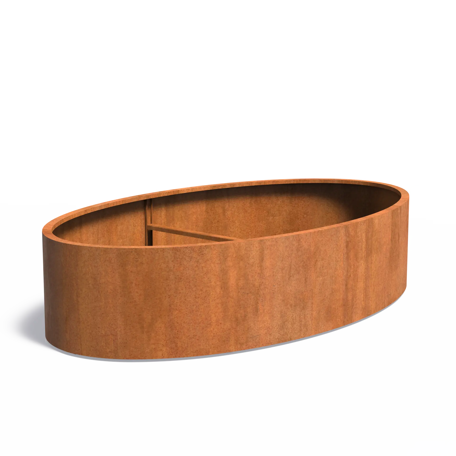 [CEL1] Istutusastia Corten Ellipsi 2800x1600x600