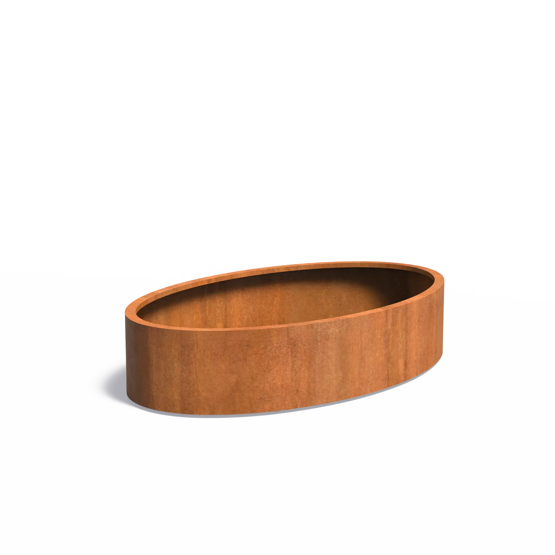 Istutusastia Corten Ellipsi 2000x1200x400