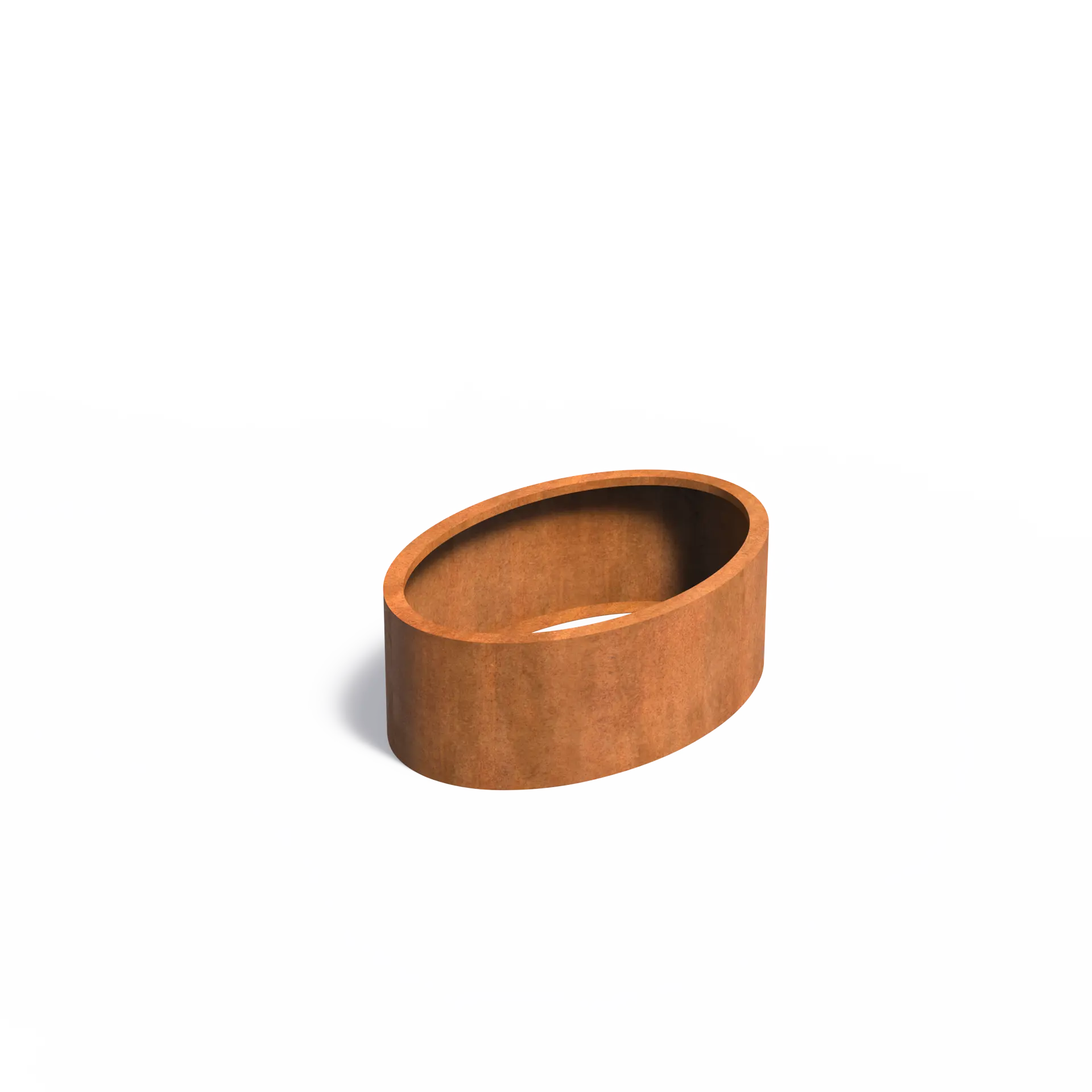 [CELW6] Istutusastia Corten Ellipsi ilman pohjaa 1200x800x400