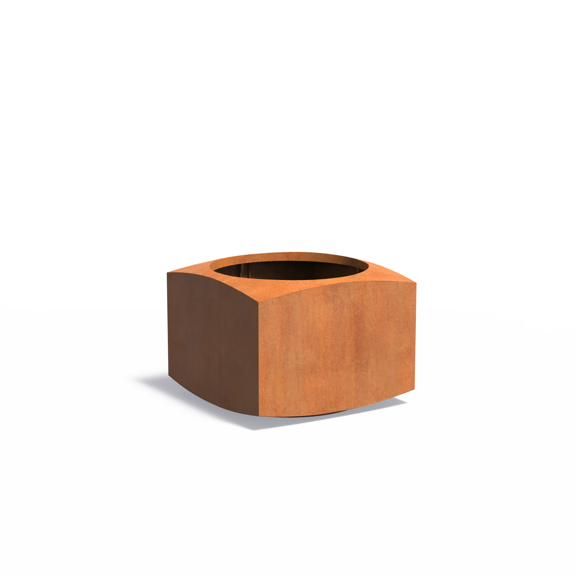 [CNO3] Istutusastia Corten Kaareva 800x800x600