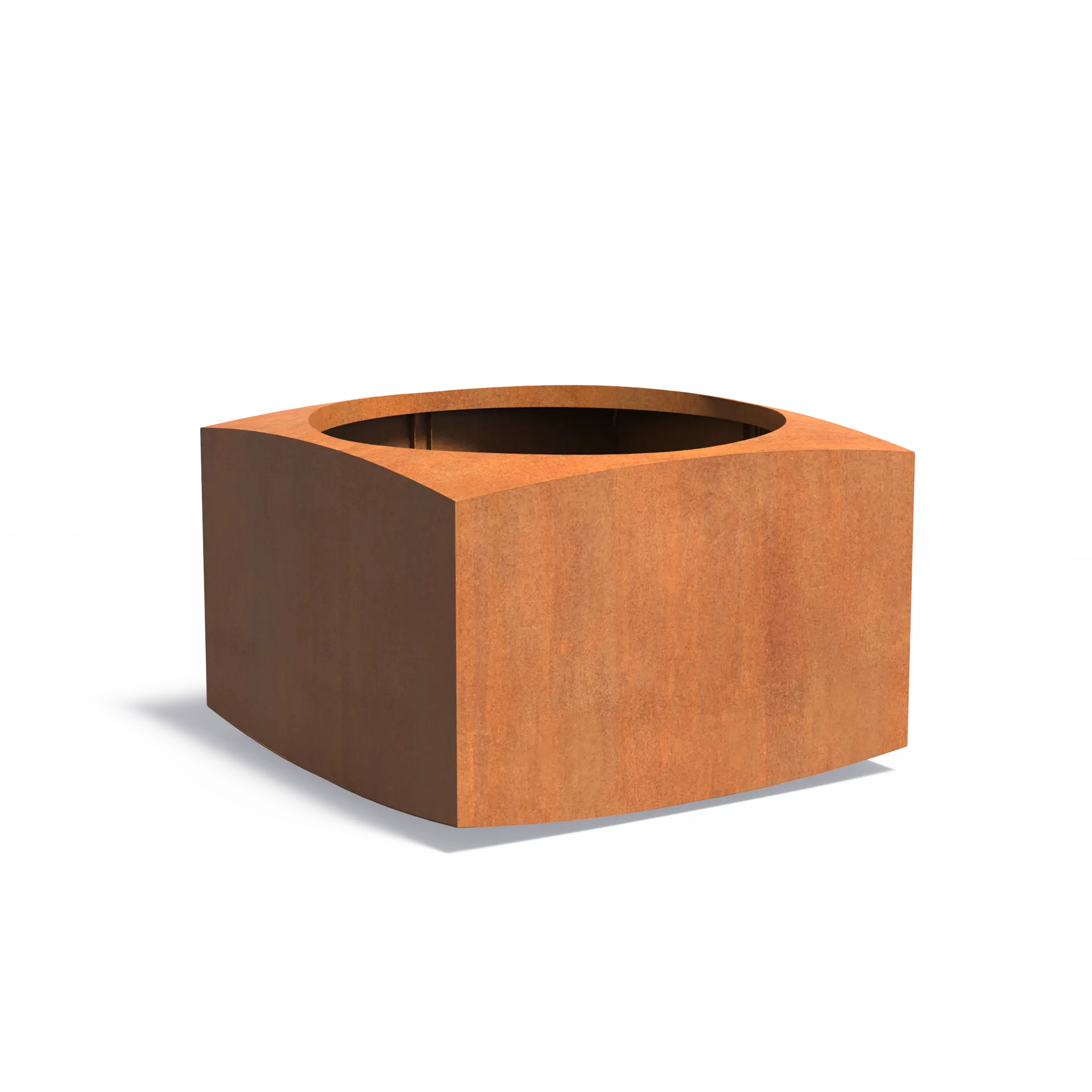 [CNO6] Istutusastia Corten Kaareva 1200x1200x800