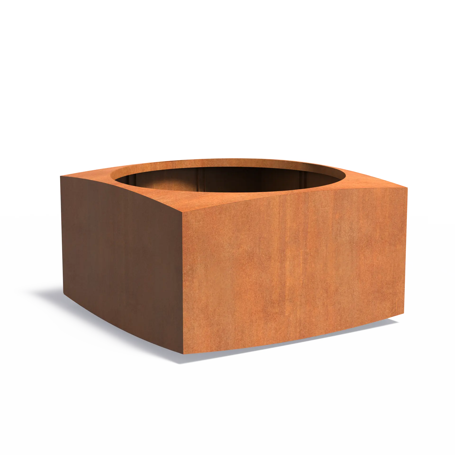 [CNO7] Istutusastia Corten Kaareva 1400x1400x800