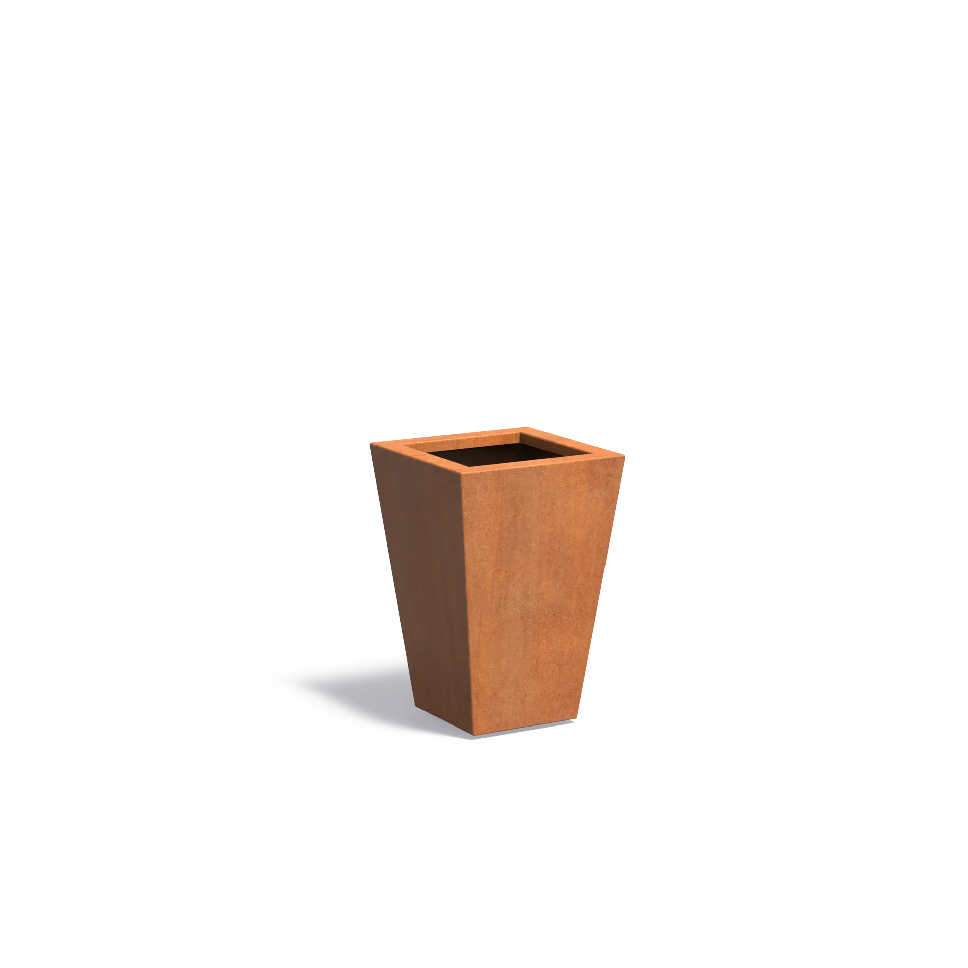 [COT10.1] Istutusastia Corten Neliökartio 400x400x600