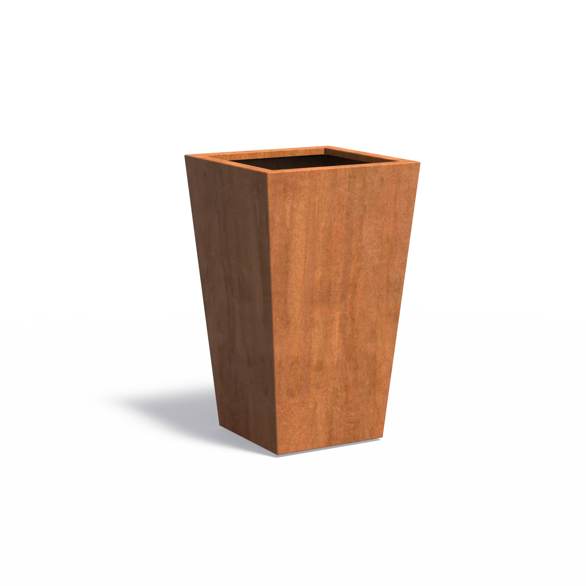 Istutusastia Corten Neliökartio 600x600x1000
