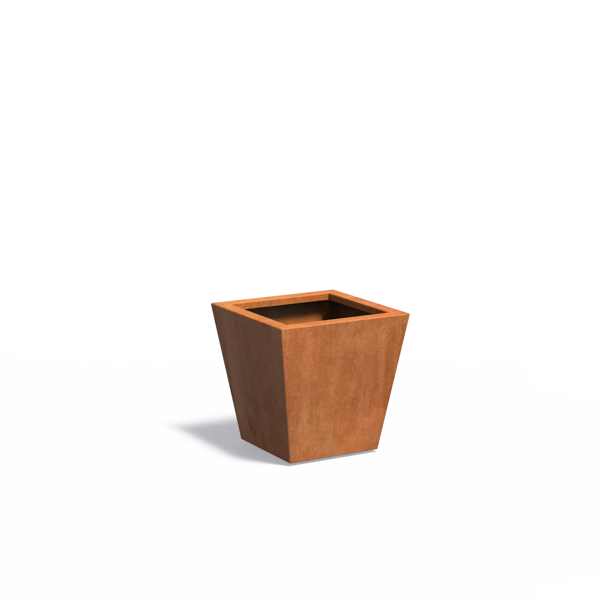 Istutusastia Corten Neliökartio 500x500x500