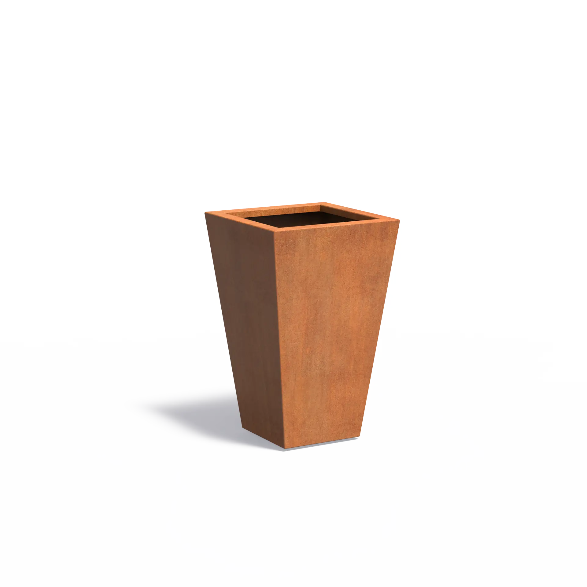 [COT9.1] Istutusastia Corten Neliökartio 500x500x800