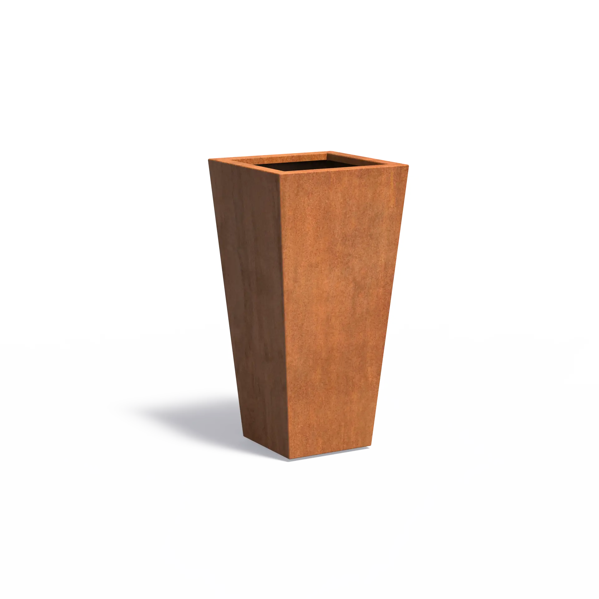 Istutusastia Corten Neliökartio 500x500x1000