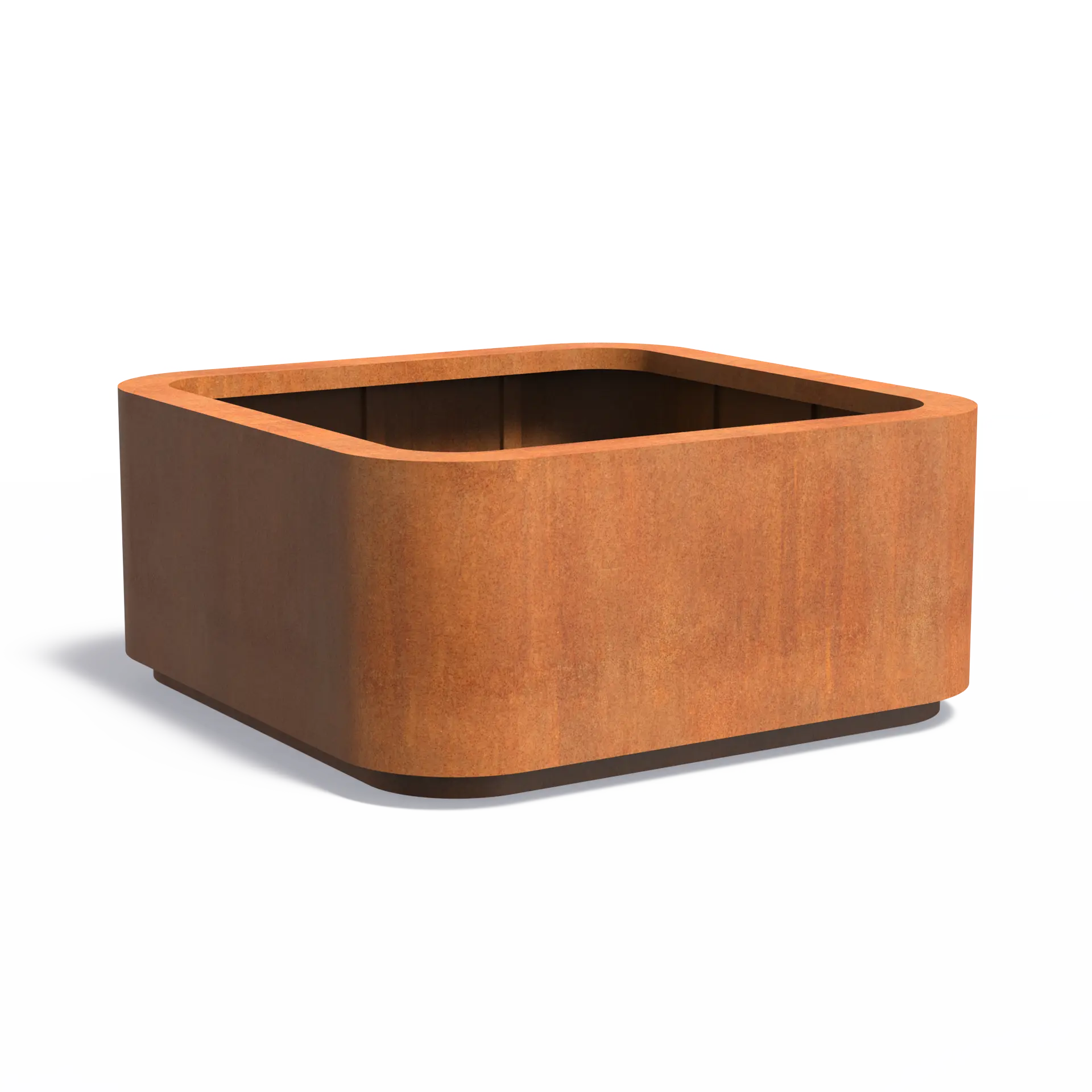 Istutusastia Corten Nelikaari 2000x2000x900