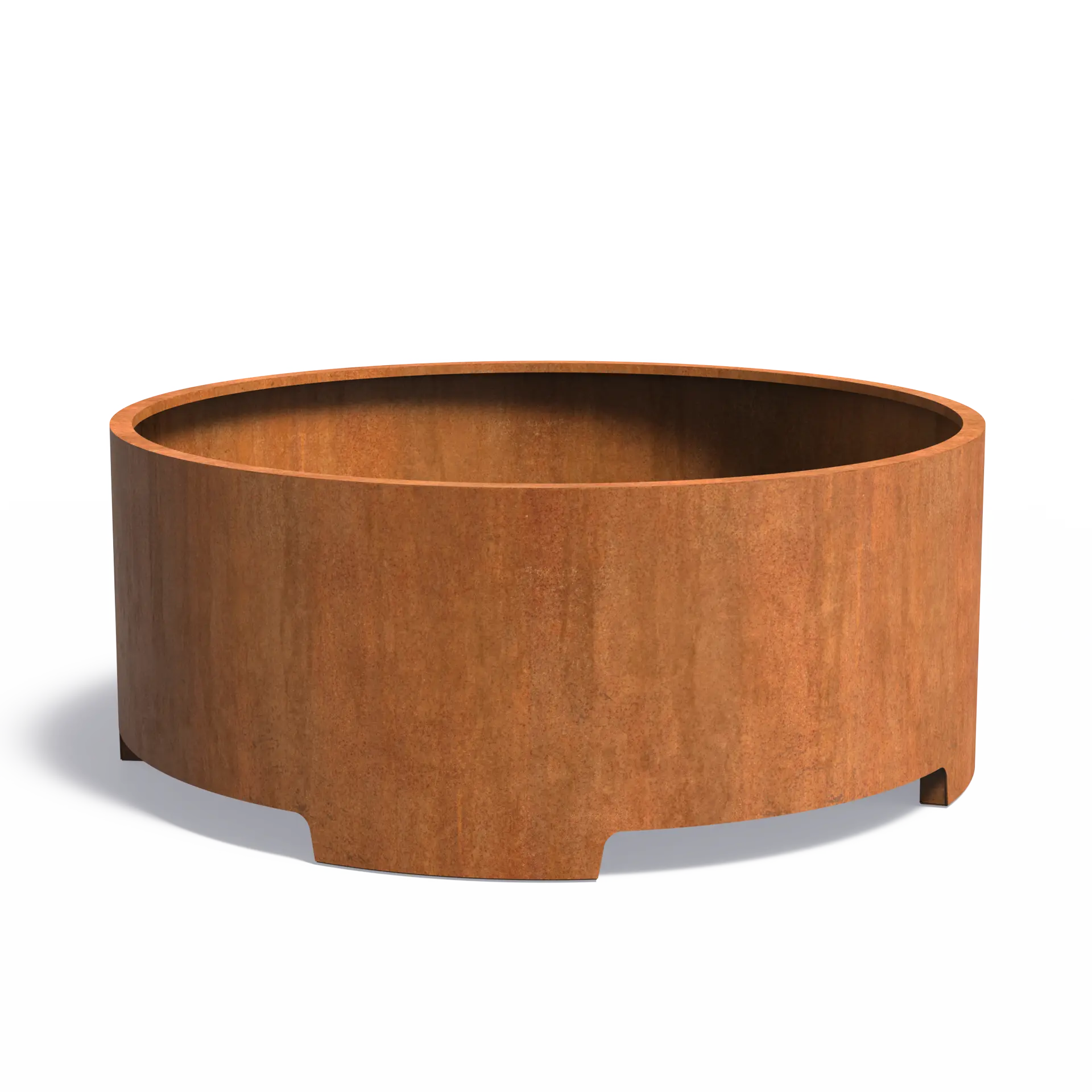[CTP1.1] Istutusastia Corten Sylinteri jaloilla Ø2000x800