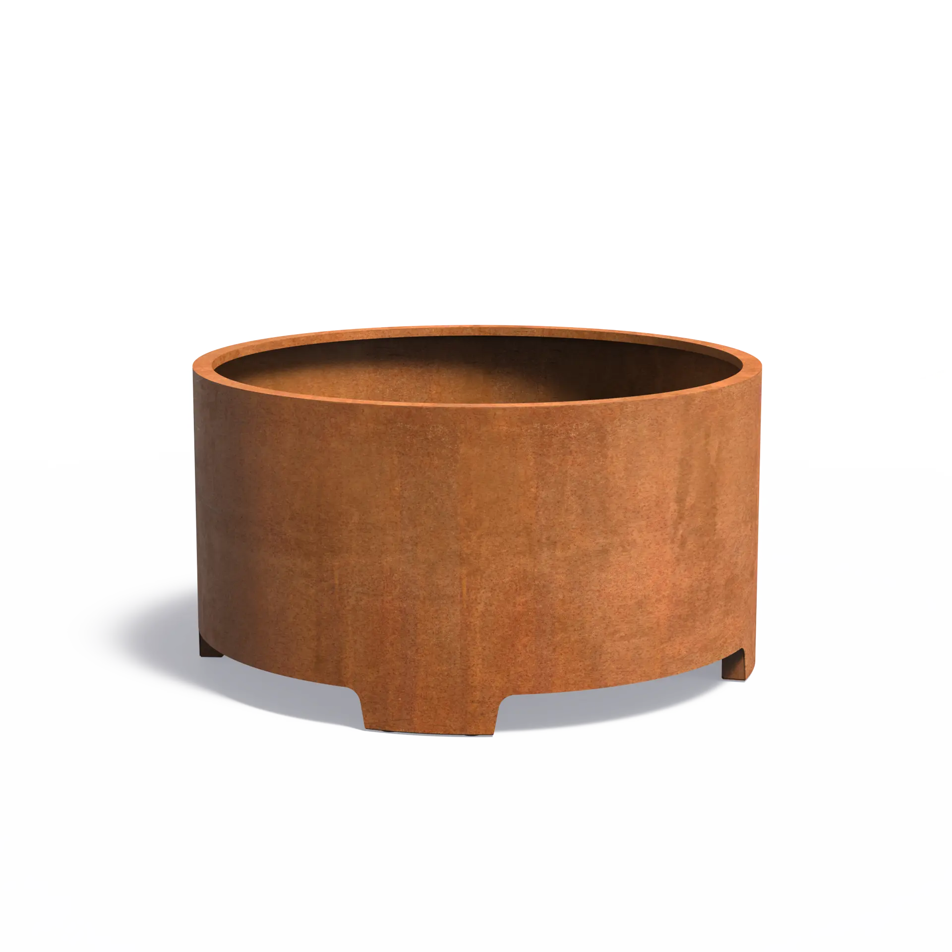 [CTP2.1] Istutusastia Corten Sylinteri jaloilla Ø1500x800