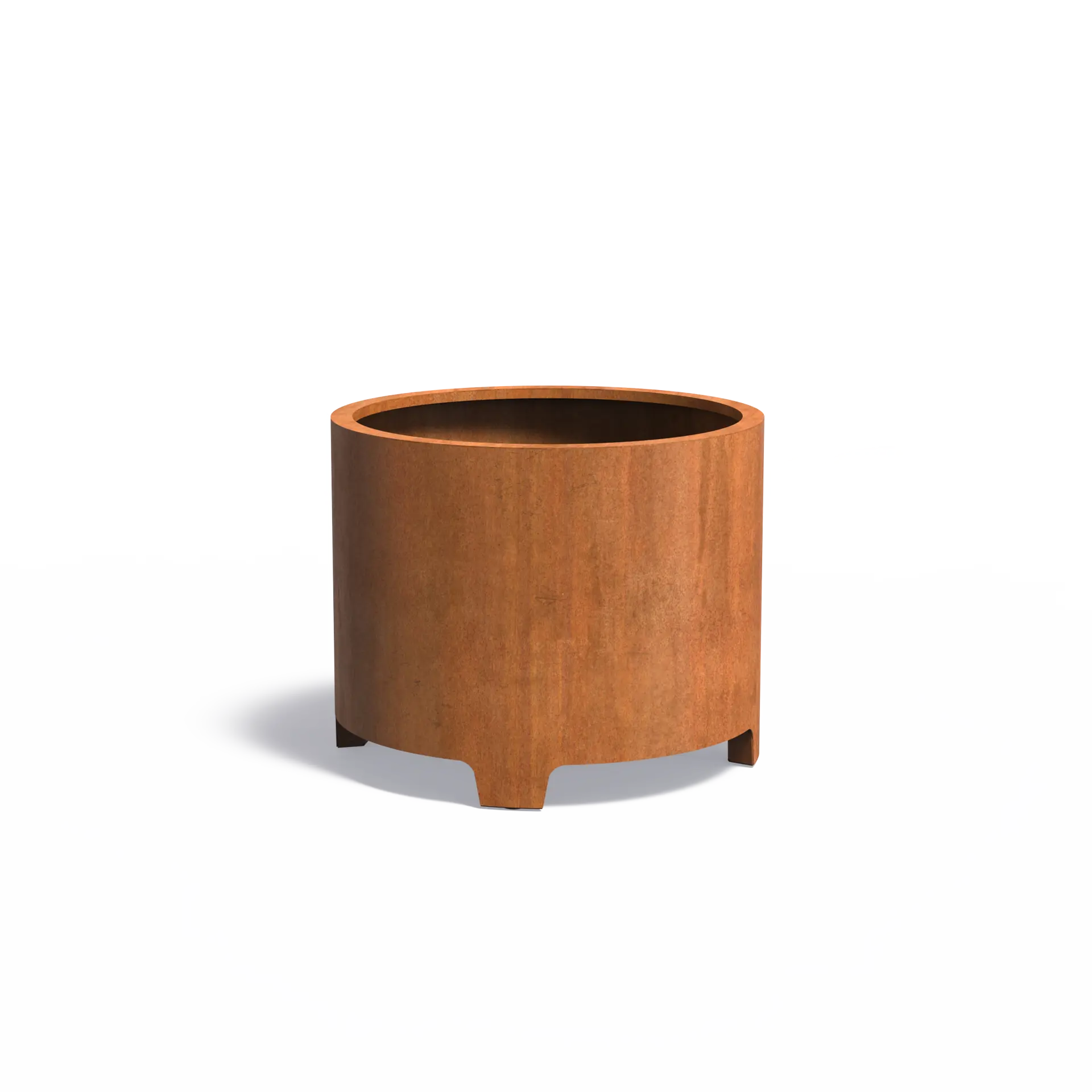 [CTP5.1] Istutusastia Corten Sylinteri jaloilla Ø1000x800