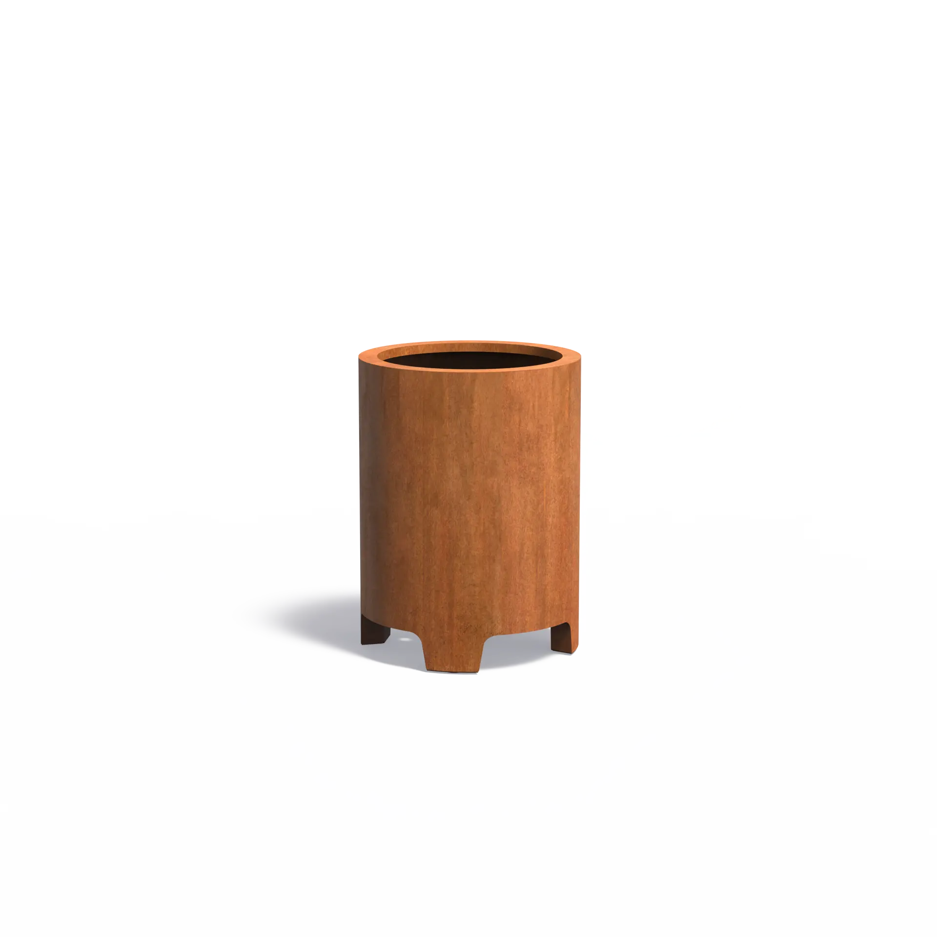 [CTP8.1] Istutusastia Corten Sylinteri jaloilla Ø600x800
