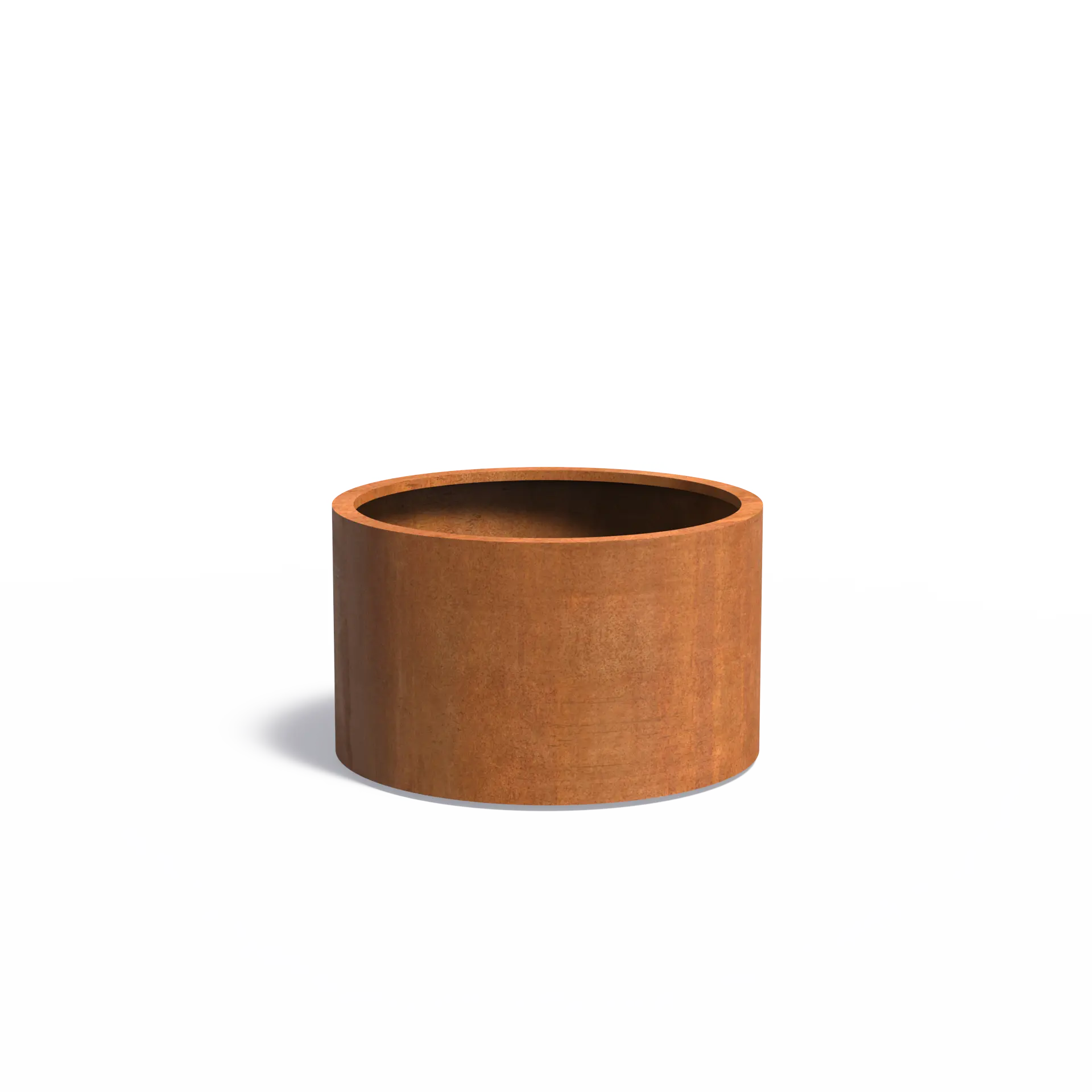 Istutusastia Corten Sylinteri pyörillä Ø1000x600