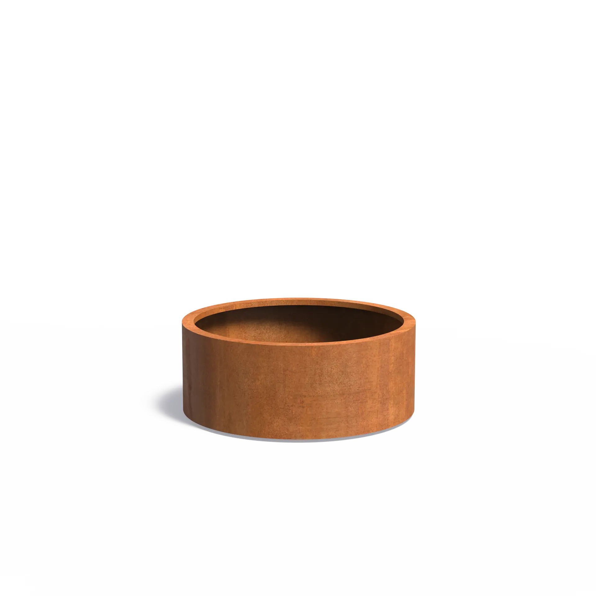 Istutusastia Corten Sylinteri pyörillä Ø1000x400