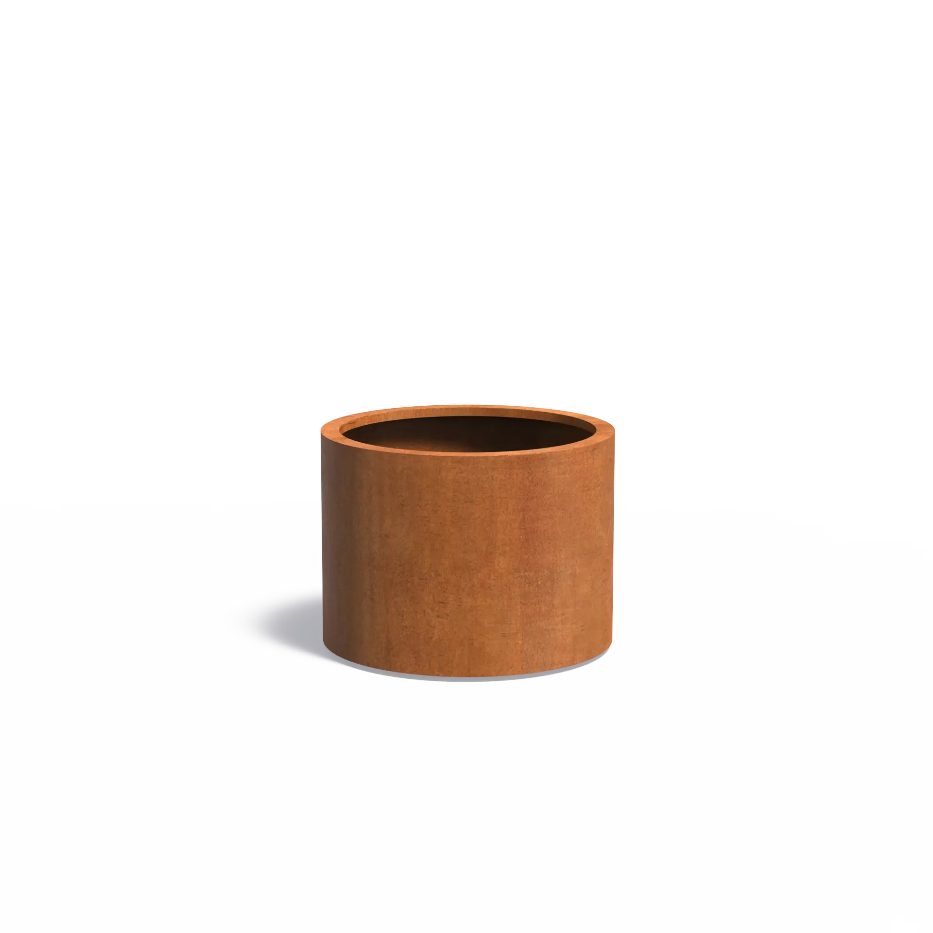 Istutusastia Corten Sylinteri pyörillä Ø800x600